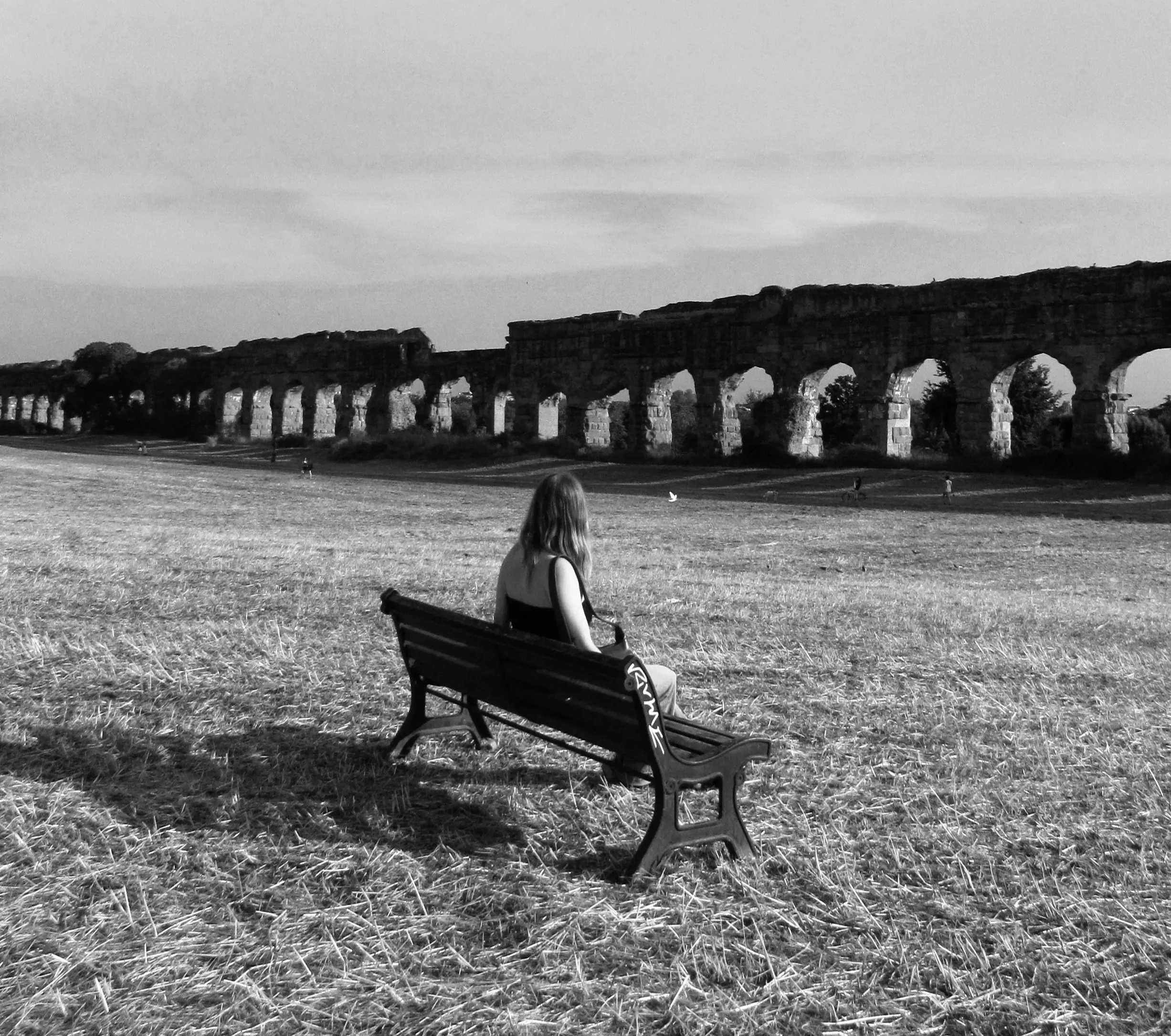Photo of Tessa McGarrity Sitting on Bench