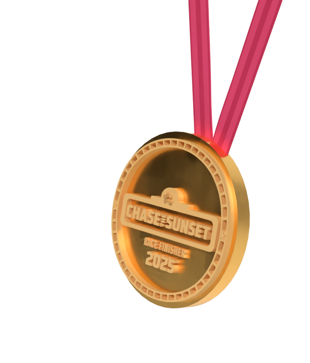 Chase the Sunset Racer Medal