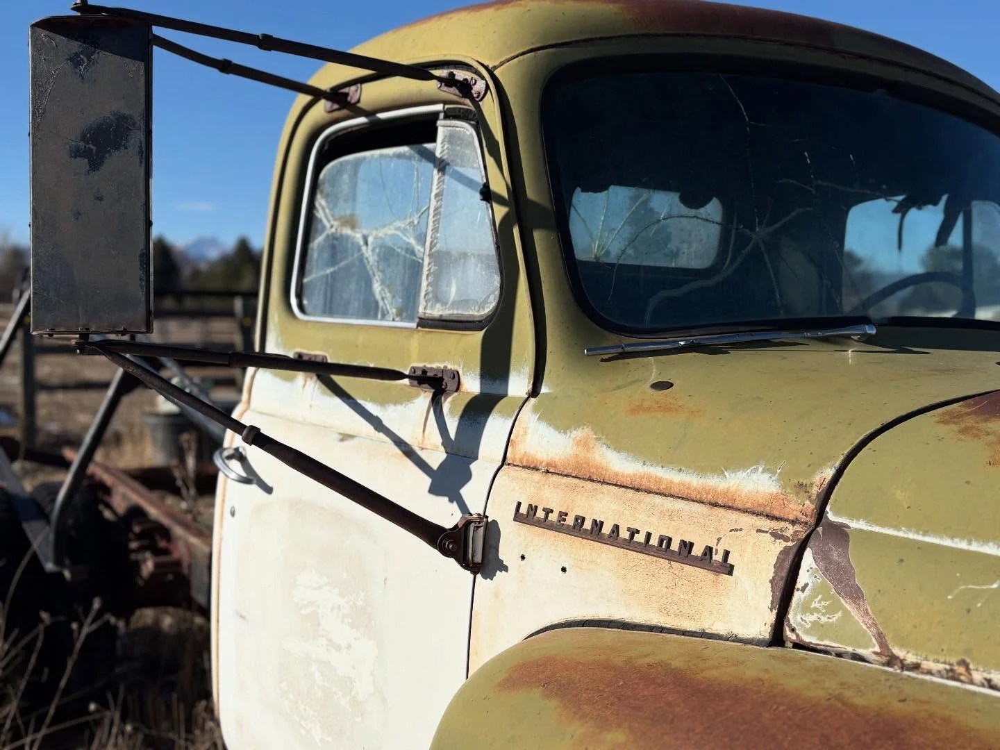 Old International on Thist&rsquo;ol Farm.