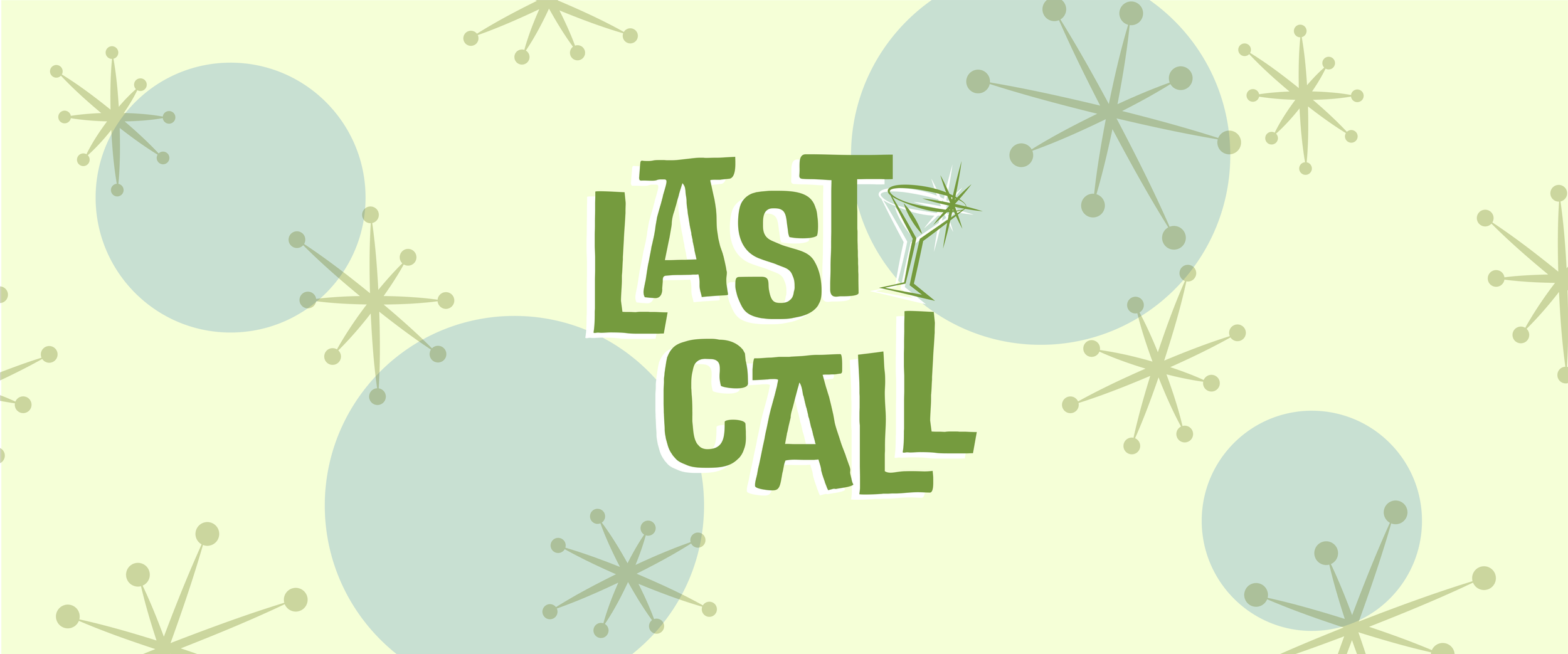 header that reads "Last Call" with various circles and jacks scattered around
