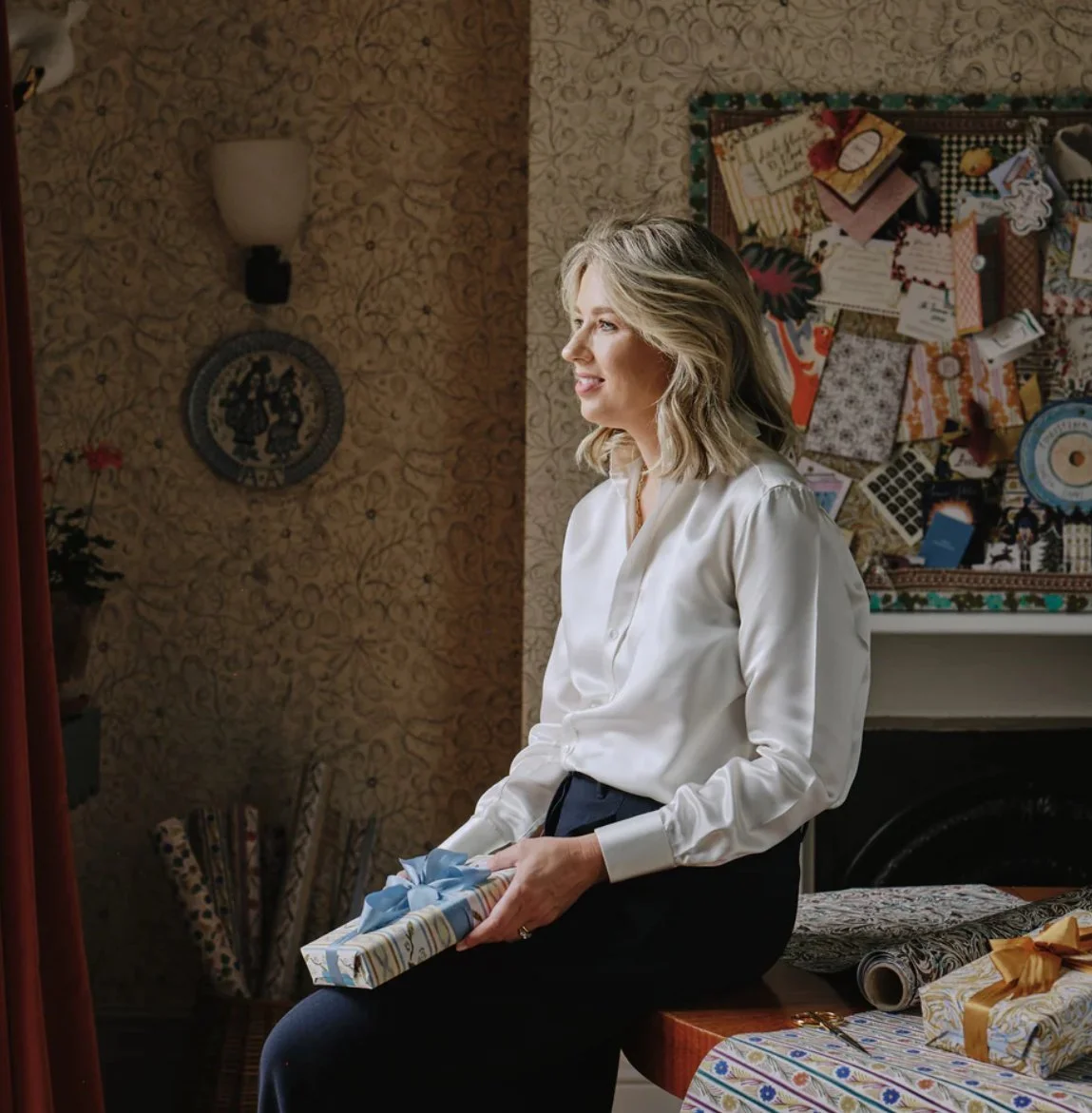 Founder of The Kensington Paperie, Fin Fellowes