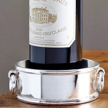 Hotel Private Label Ring - Handled Bottle Coaster  