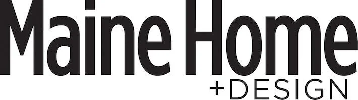 Logo for Maine Home + Design magazine.