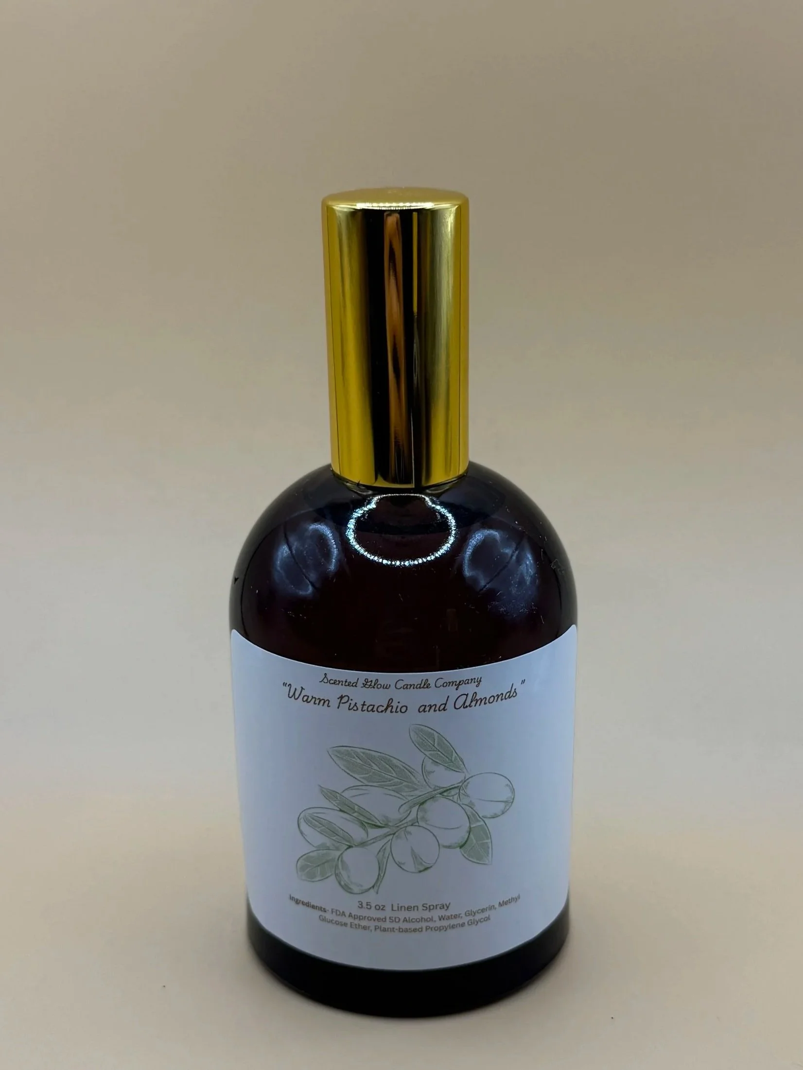 Warm Pistachio and Almonds Linen Spray