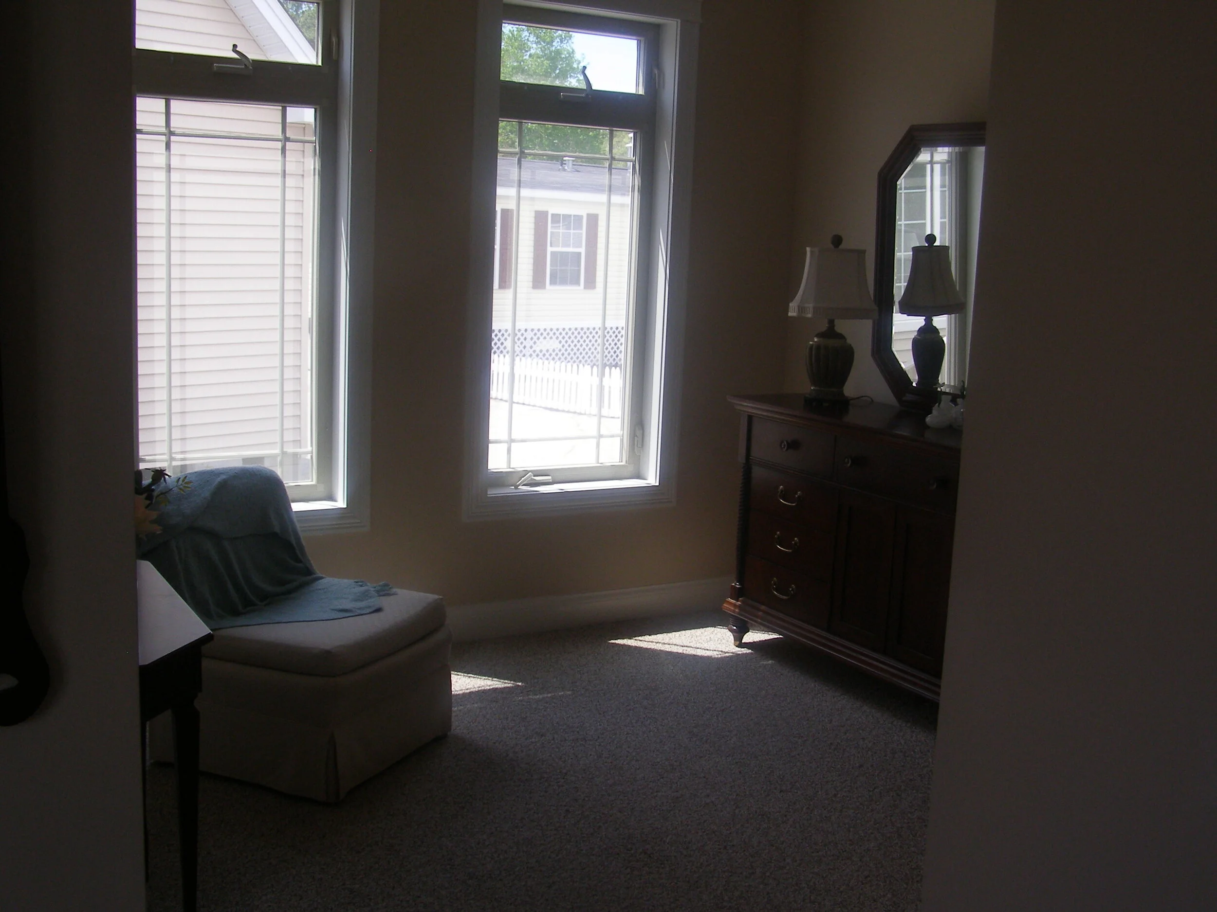 Master Bedroom private sitting room.