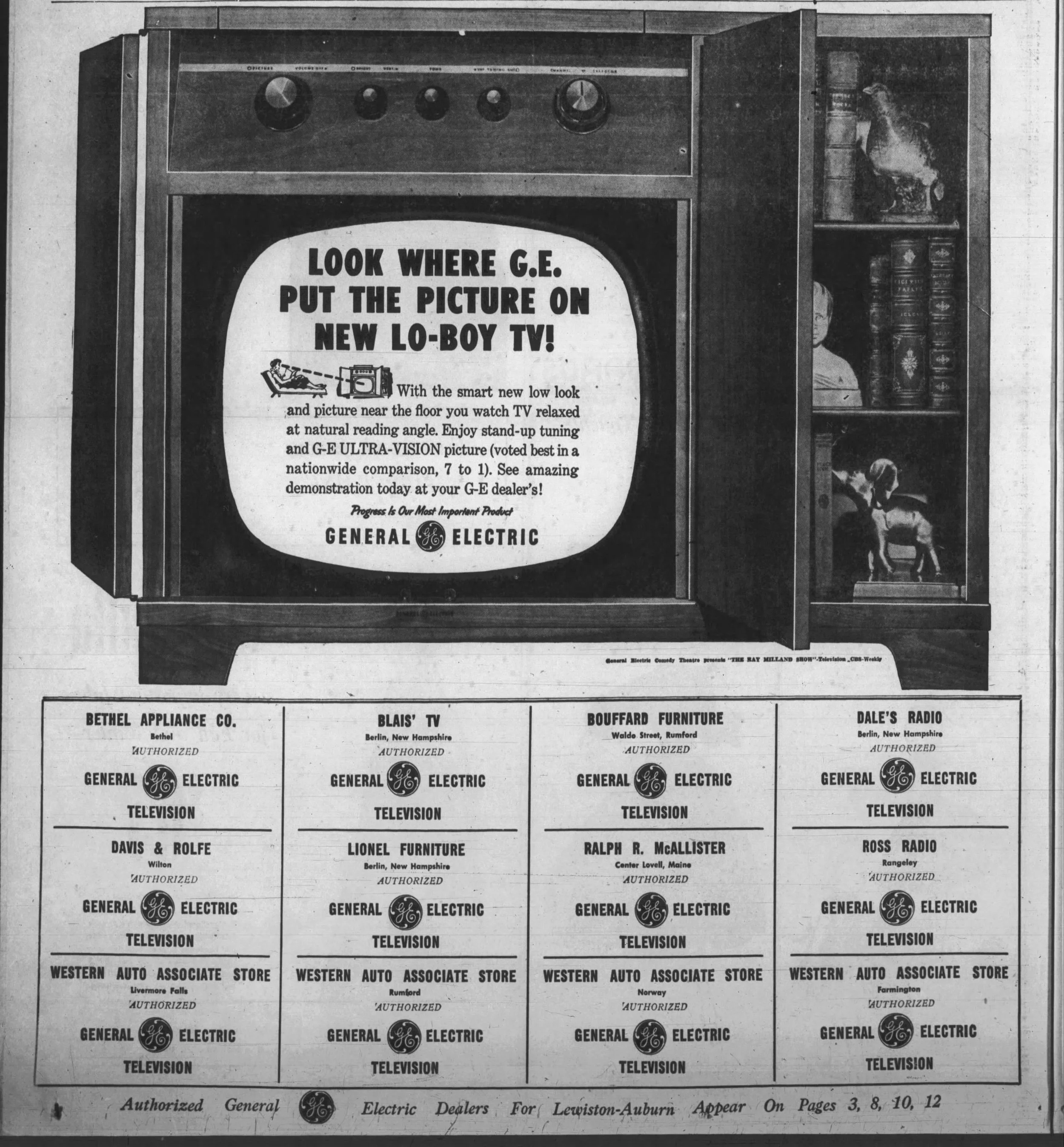 1954 General Electric advertisement.