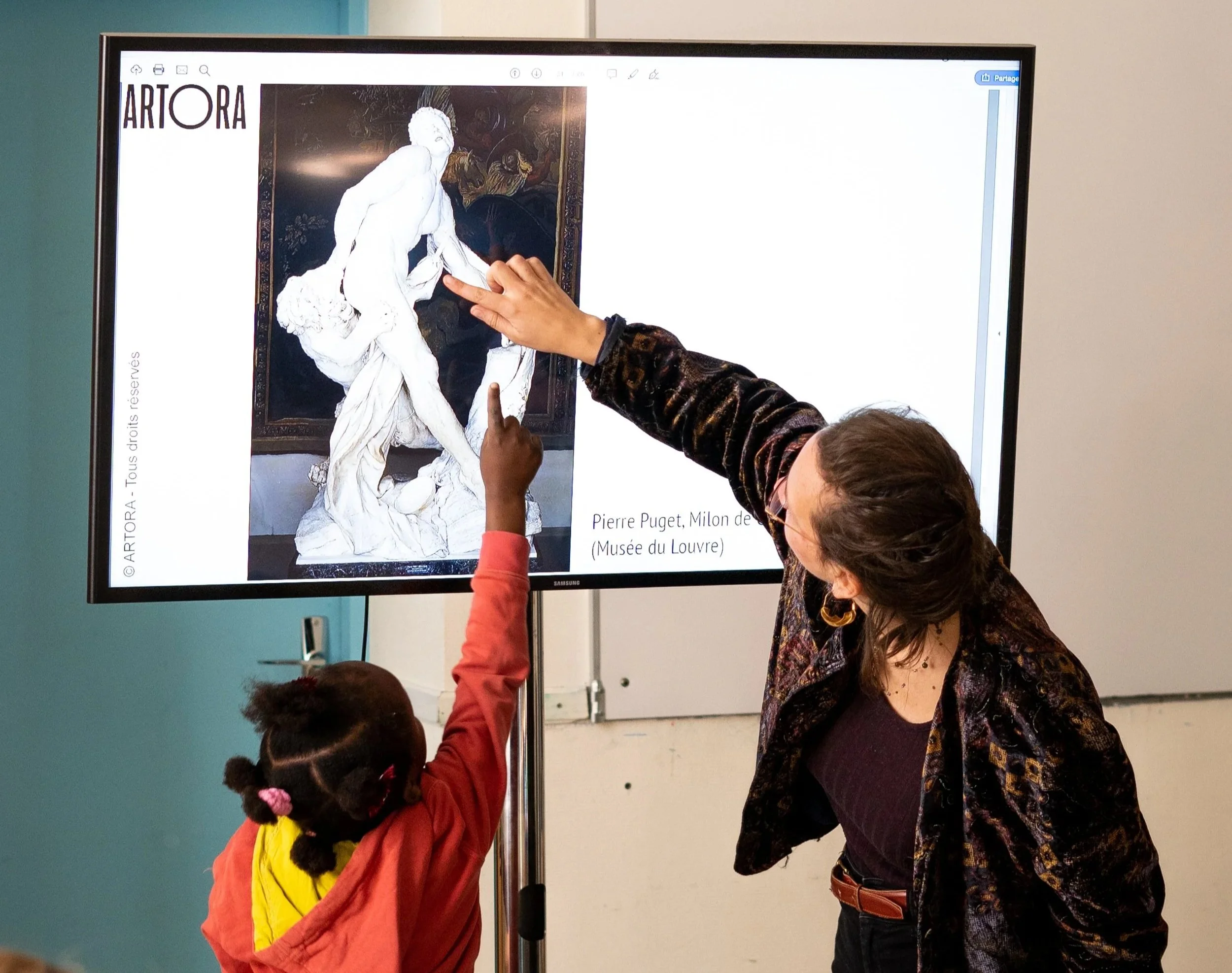 Animation d'un atelier ludique et créatif à destination des scolaires.