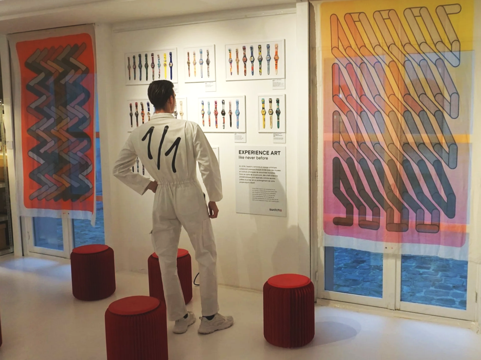 Médiation au pop-up Swatch x AI-Dada pour leur lancement