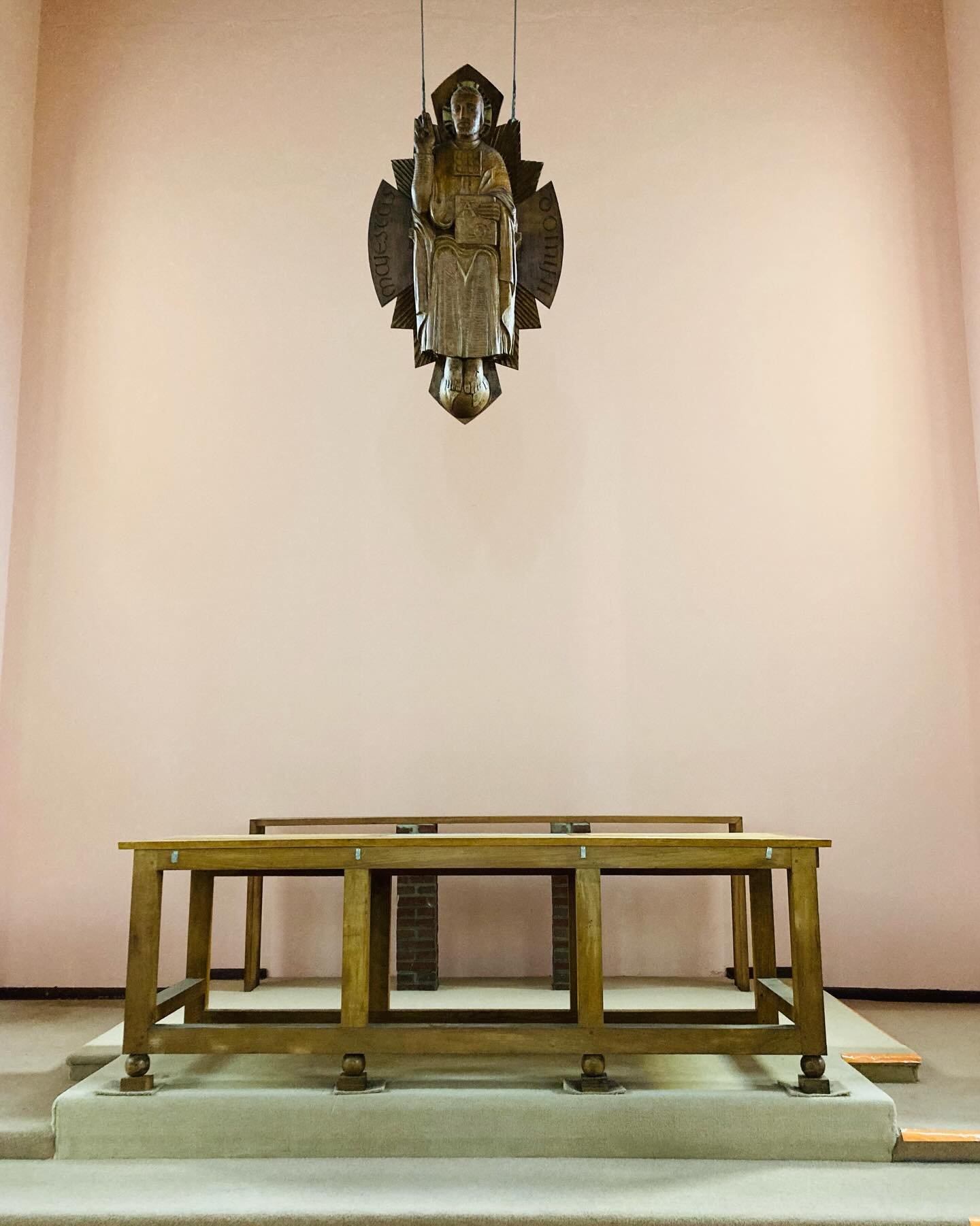 The stripped Communion Table is a powerful symbol of Good Friday #goodfriday #easter #holyweek