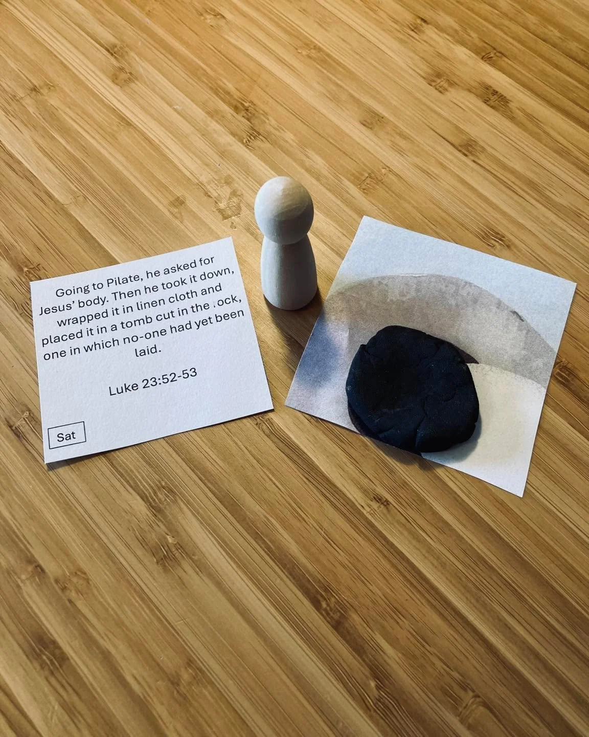 Holy Week Story Bag #6 - Holy Saturday 🌑