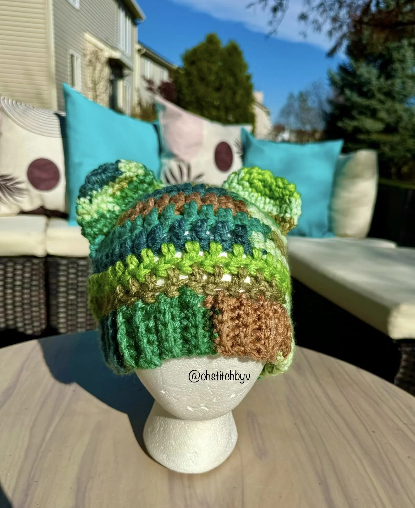 Crochet Teddy Beanie
