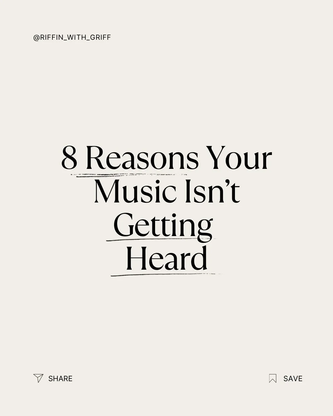 Getting your music heard is harder than ever. We&rsquo;re overwhelmed by so many artists and choices. And there&rsquo;s only so much time in the day to listen to what we like. 

If your music isn&rsquo;t getting the streams or attention you think it 