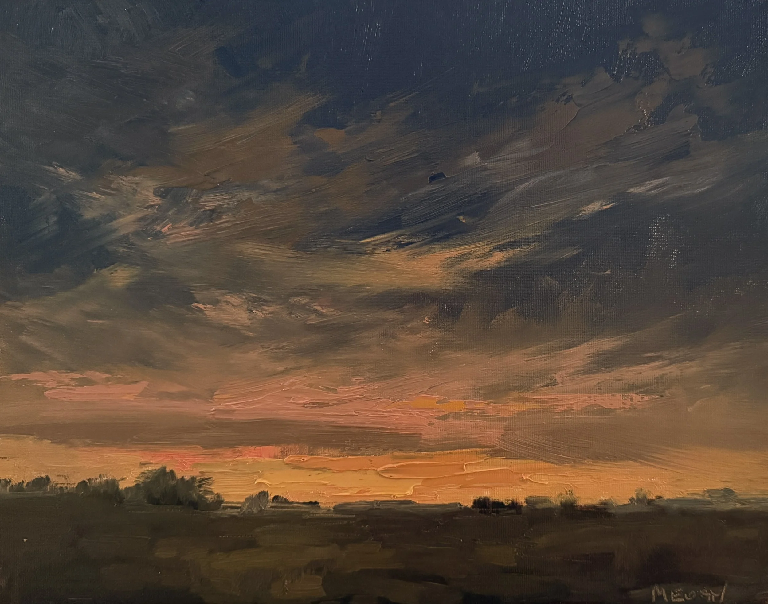 Pink Promise 11x14 Oil on Panel $675