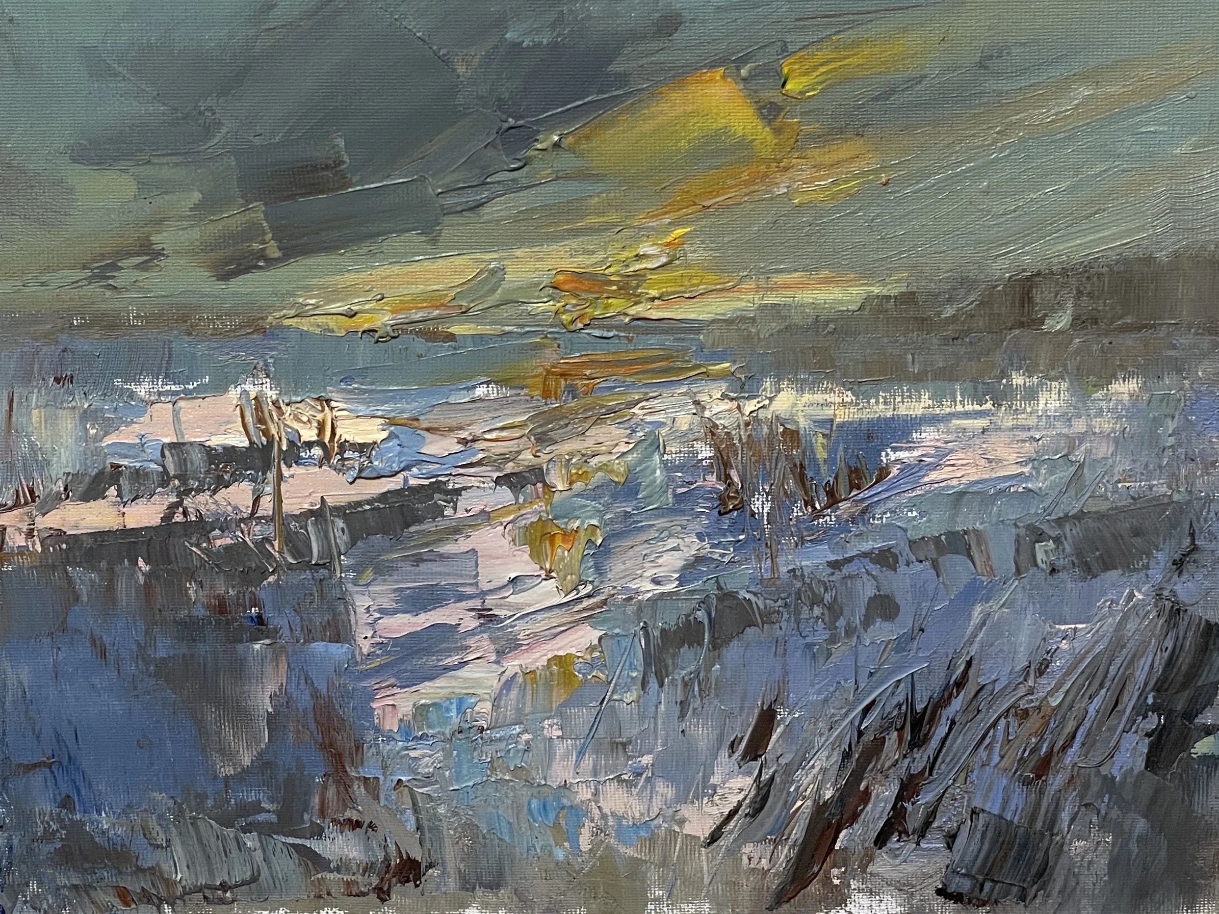 Snow Sparkle-Oil-8x10 $295