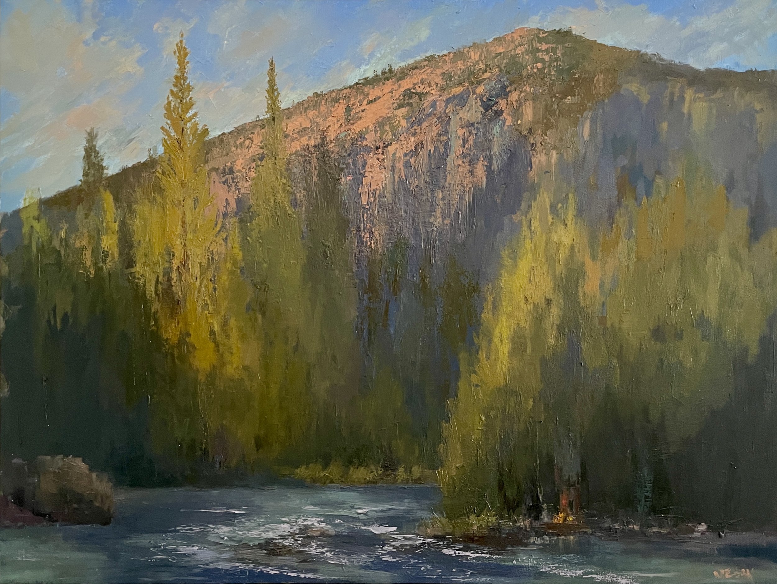 Here by Chance -Oil-30x40 $5200