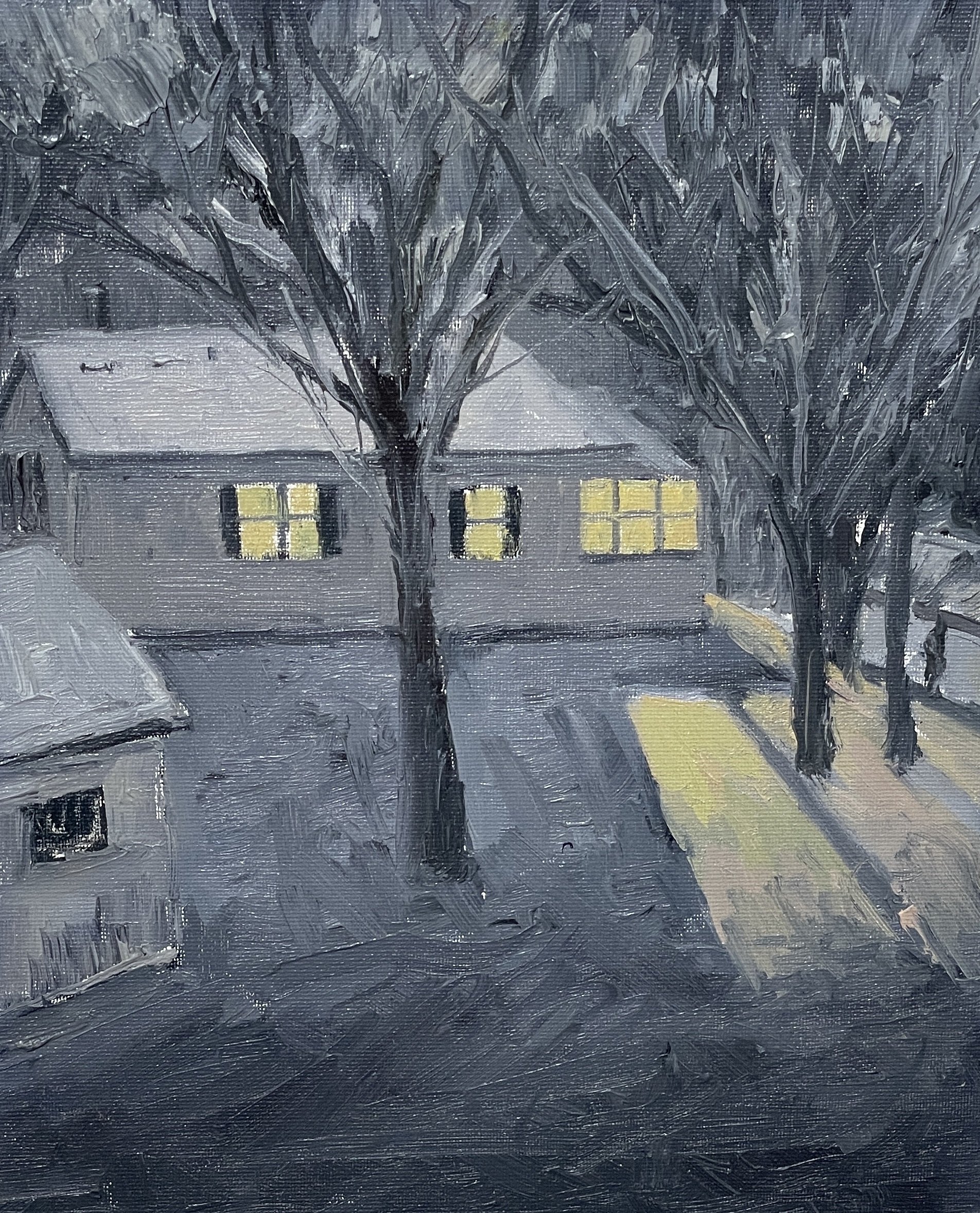 Cozy Cabin-Oil 8x10 $295
