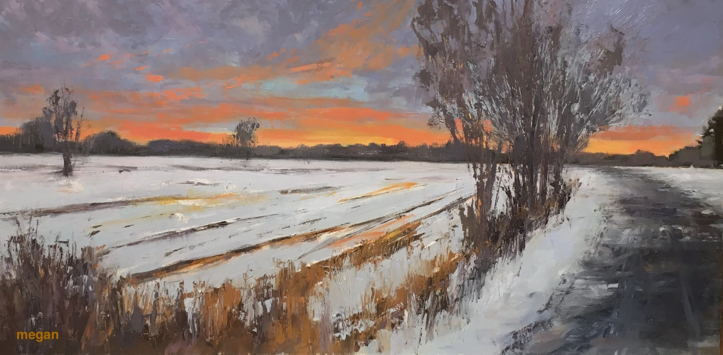 Winter Road-Oil SOLD