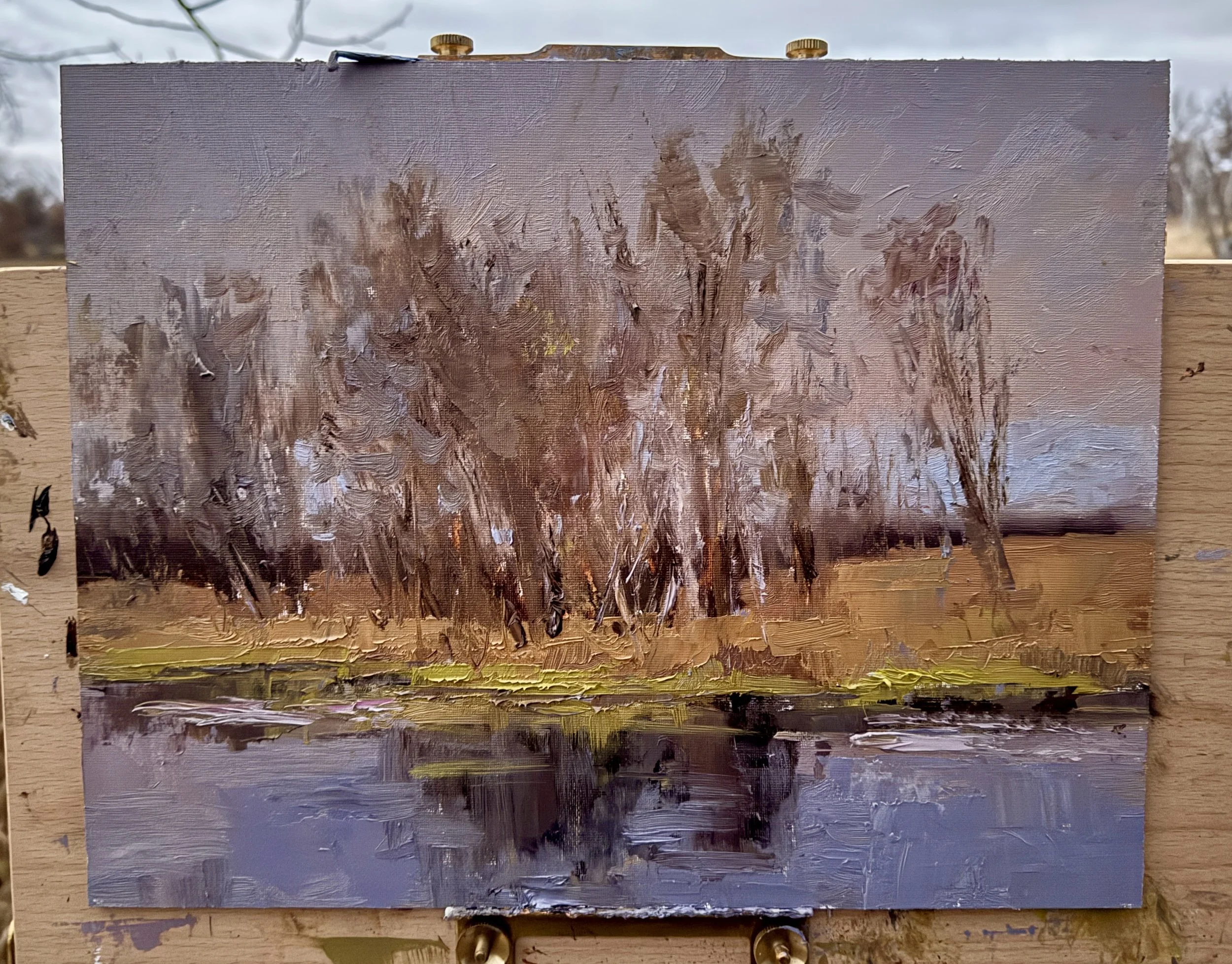 November Reflections 11x14 Oil $675