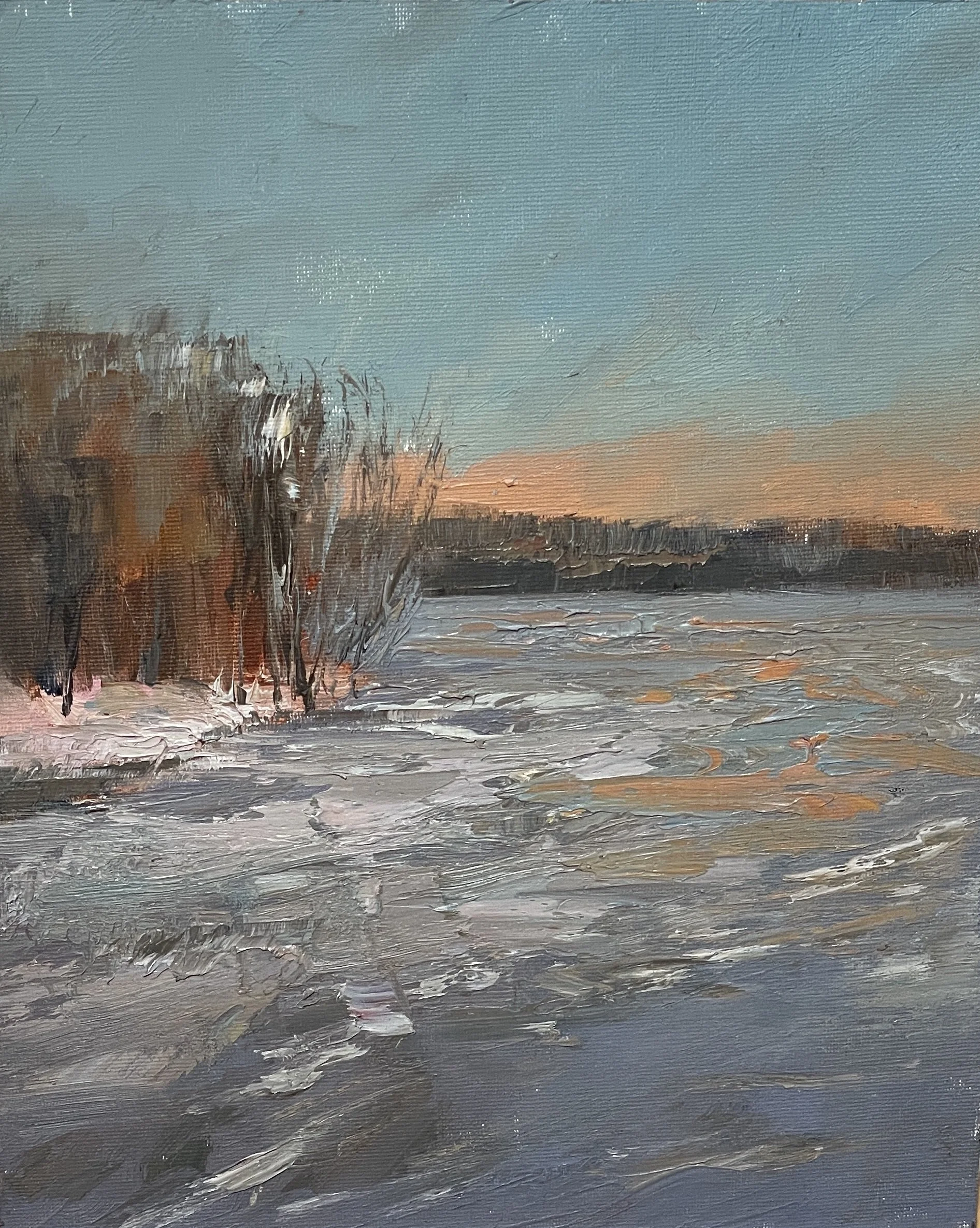 Off the Ice-Oil 8x10 $295