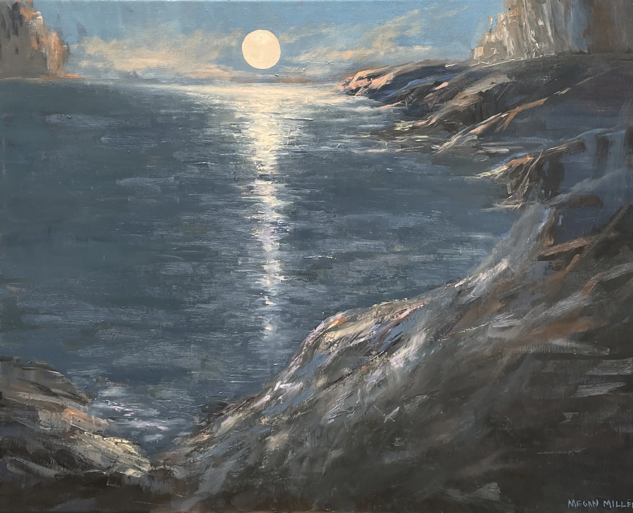 Moon Glow-Oil-24x30 $3600