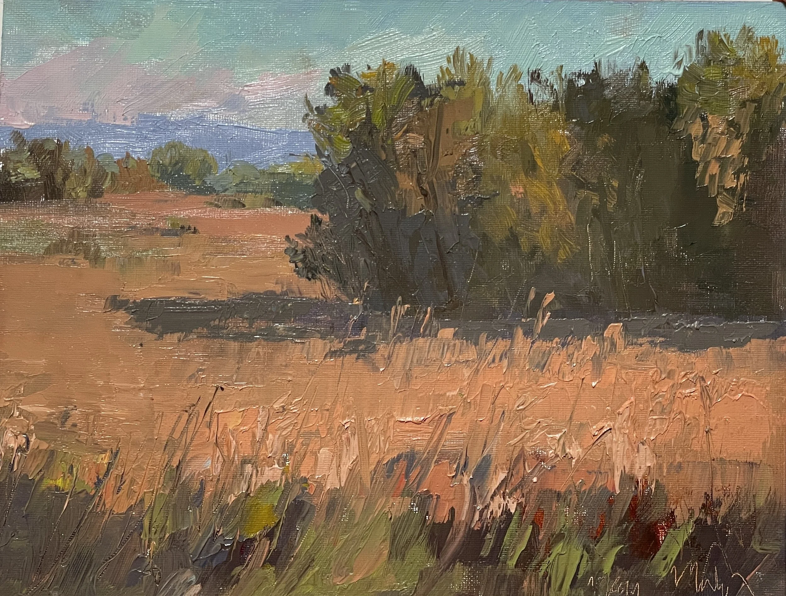 Happy Grasses-Oil-8x10 $295