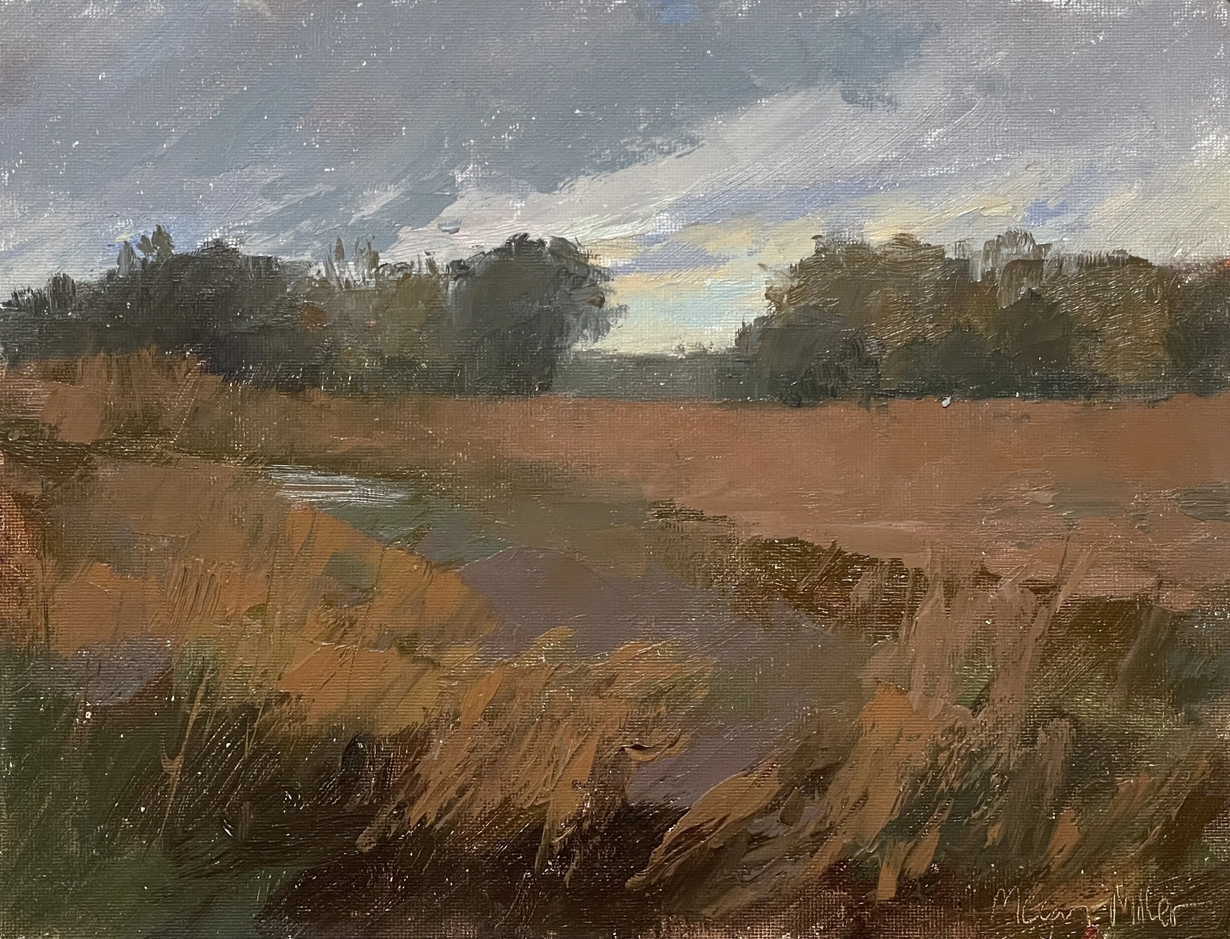 The Rain Begins-Oil-8x10 $295