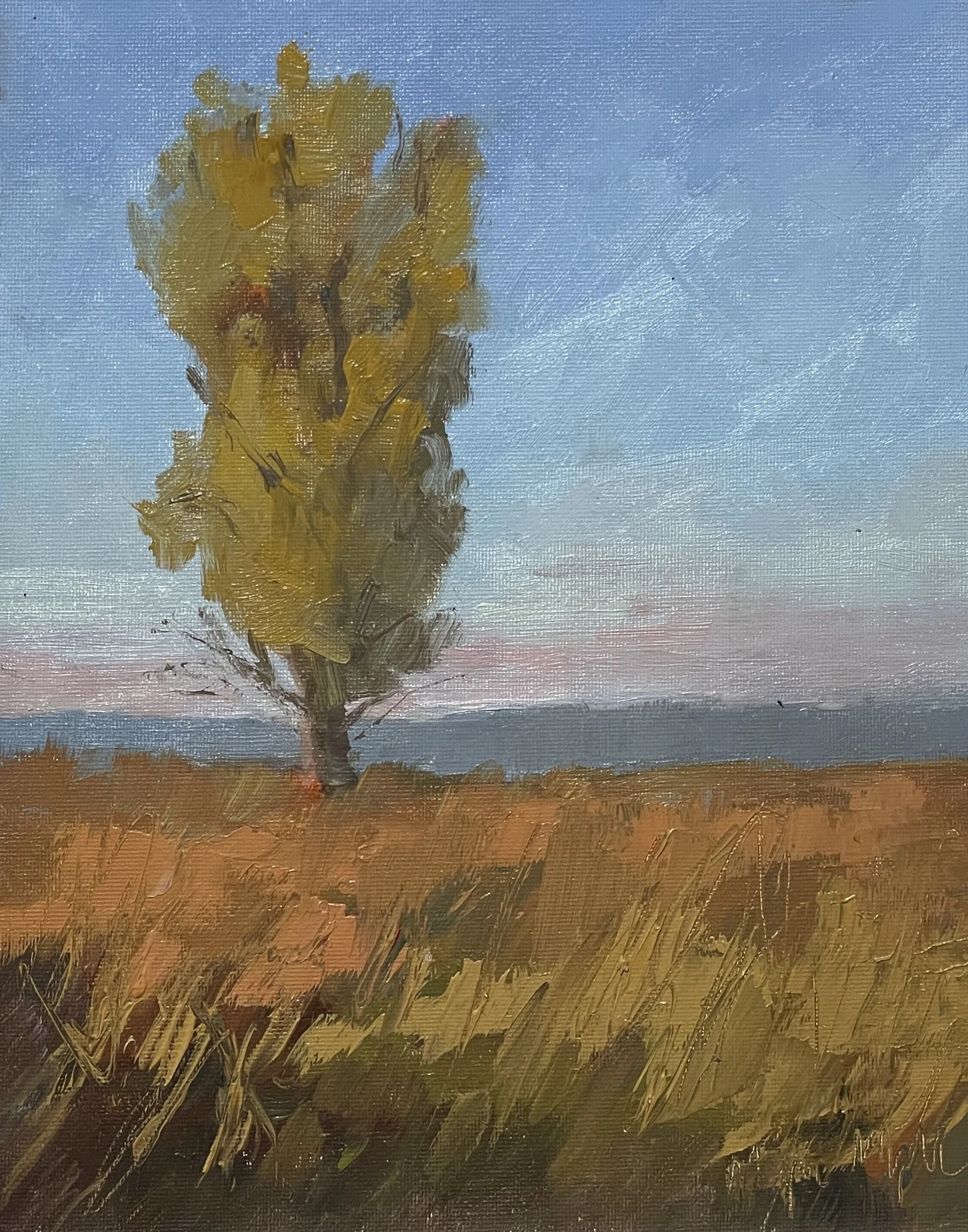 Standing Alone-Oil-8x10 $245