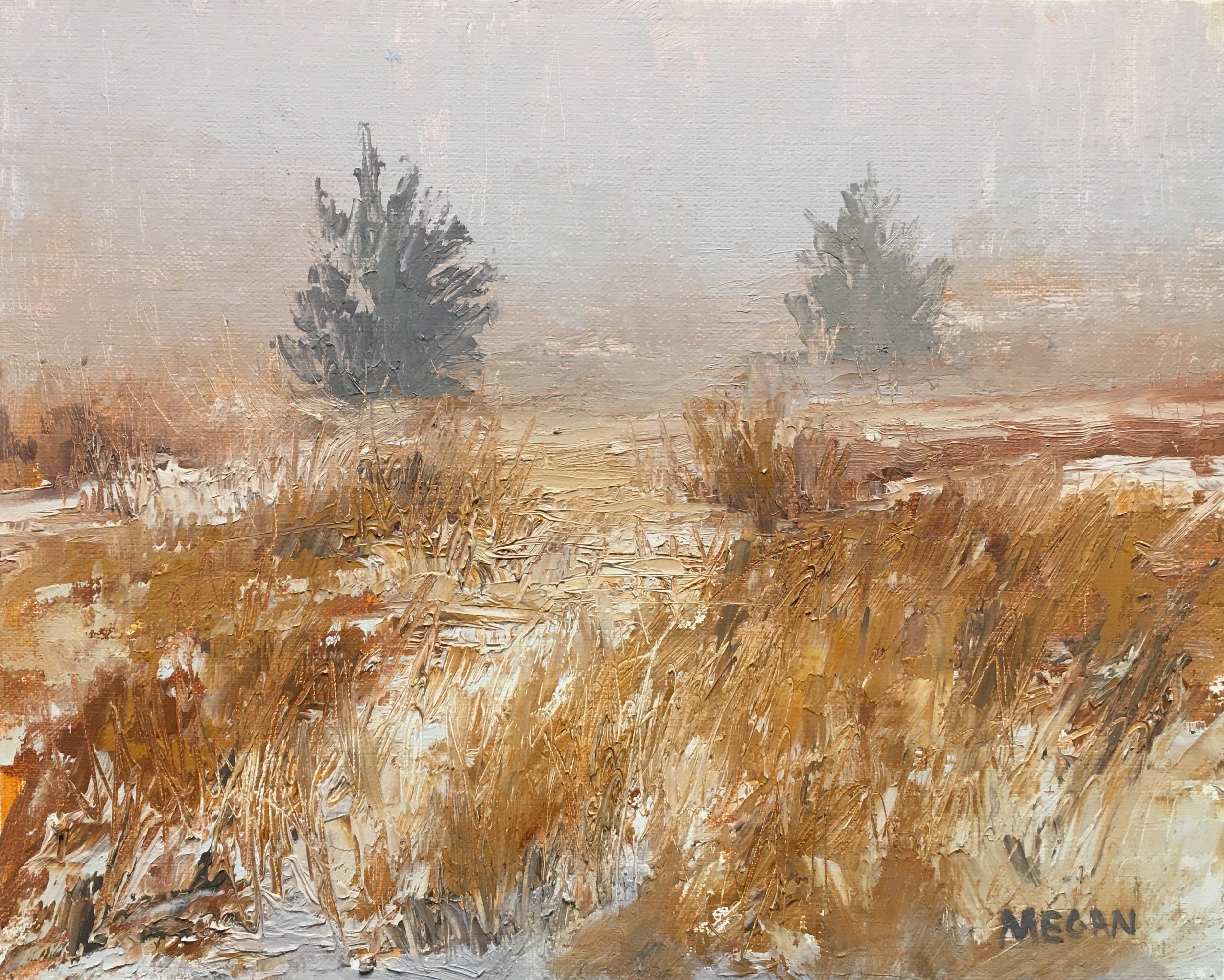 Morning Fog-Oil 8x10 SOLD