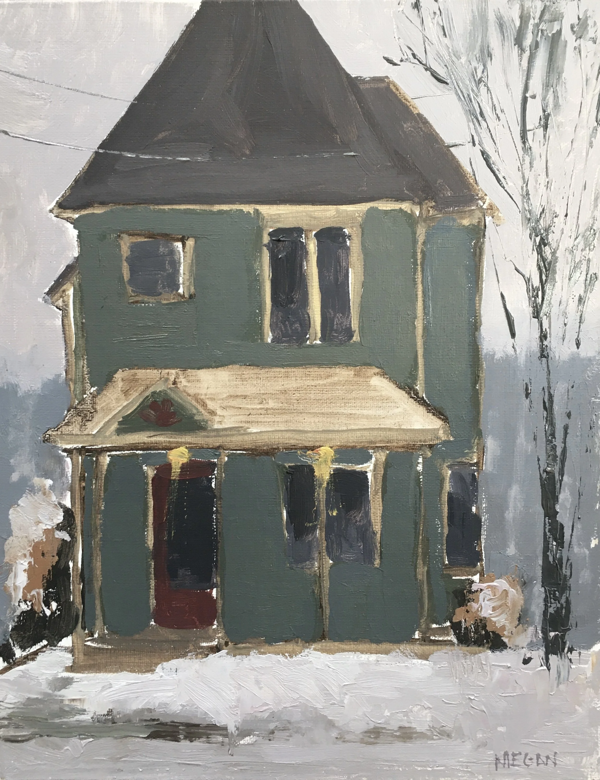 River House-Oil-8x10 $295