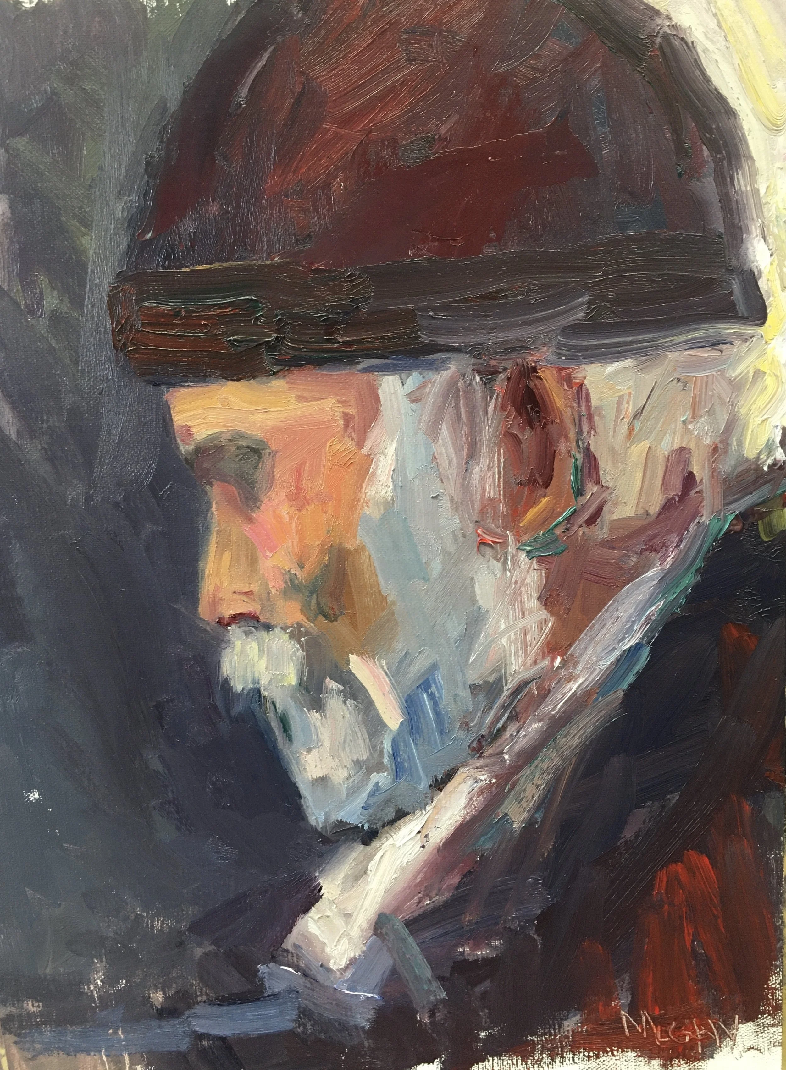 River Driver-Oil-11x14 $475