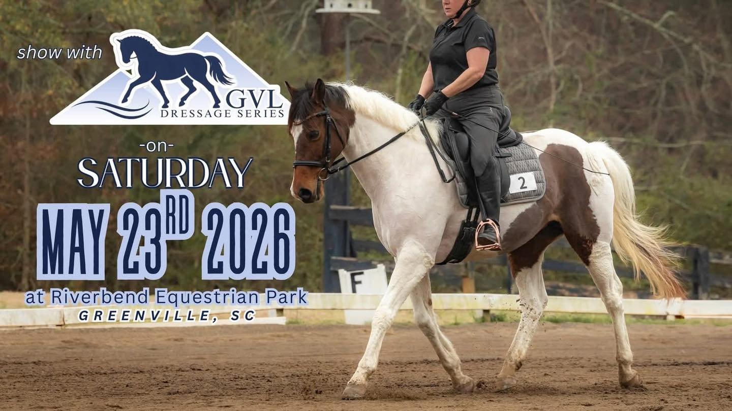 👉🏼 www.gvldressageseries.com

Need horsey plans for Memorial Day Weekend? Come out to Riverbend Equestrian Park for our schooling dressage show. Entries are open and accessible on our website 

$35/tests | Full pricing available online
Day &amp; ov