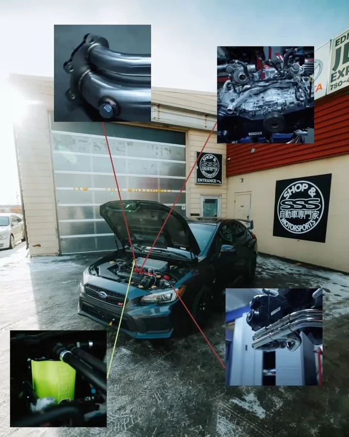 2019 STI came in with some very audible rod knock, customer opted for an IAG 550 short block to ensure longevity and to handle some more power from the upgraded turbo and intercooler coming next for his car. A Wyatt head refresh along with some @tome