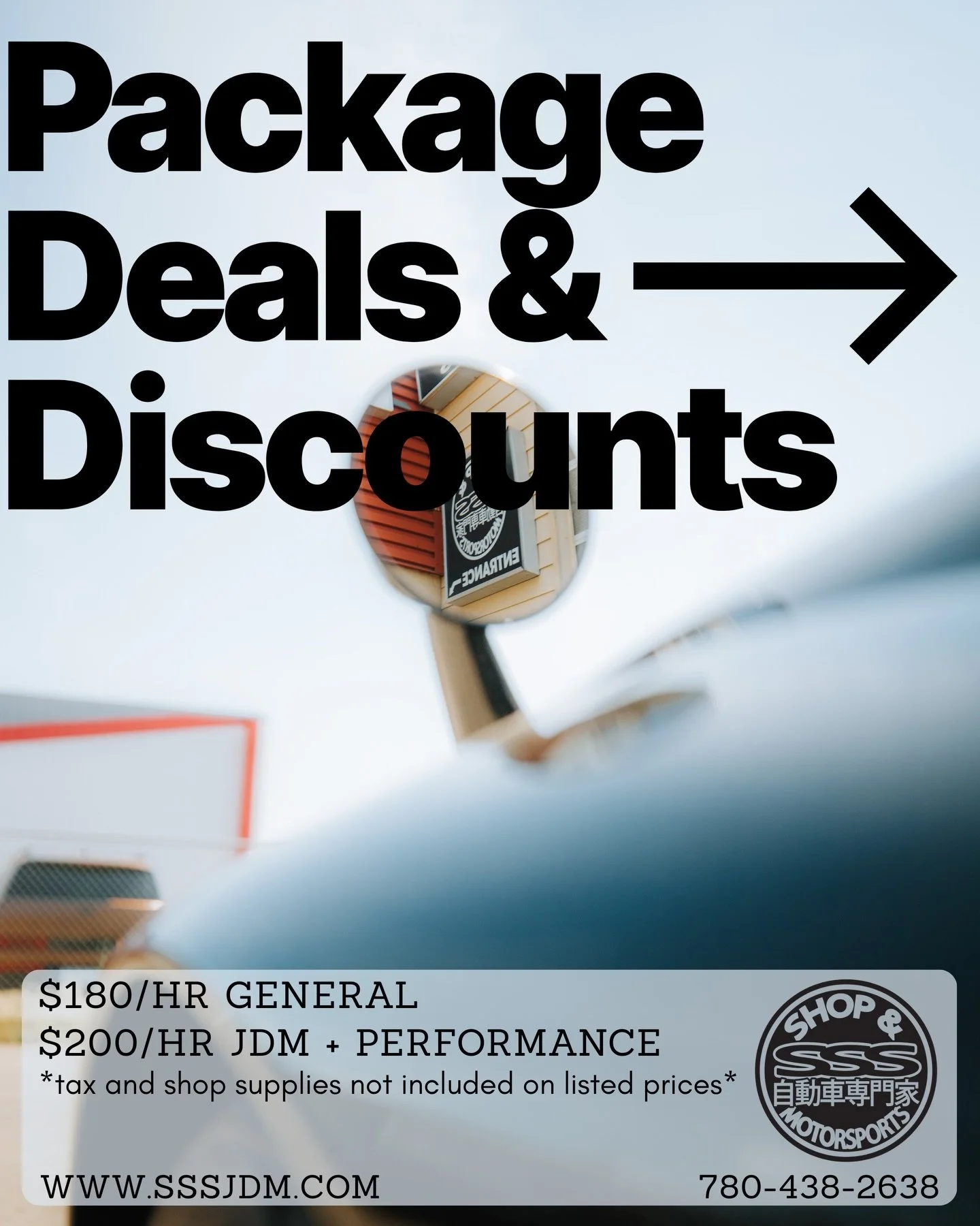 Get prepped and pre paid for your summer full of fun and track time!

SSS Motorsports
780-438-2638
Info@sssmotorsports.com
9831 63 ave 
Edmonton Alberta
Western Canada's Leader in JDM Performance 🔰🇨🇦
▫️2024 Spec-D 1 and 2
▫️Engine Builds &amp; Swa