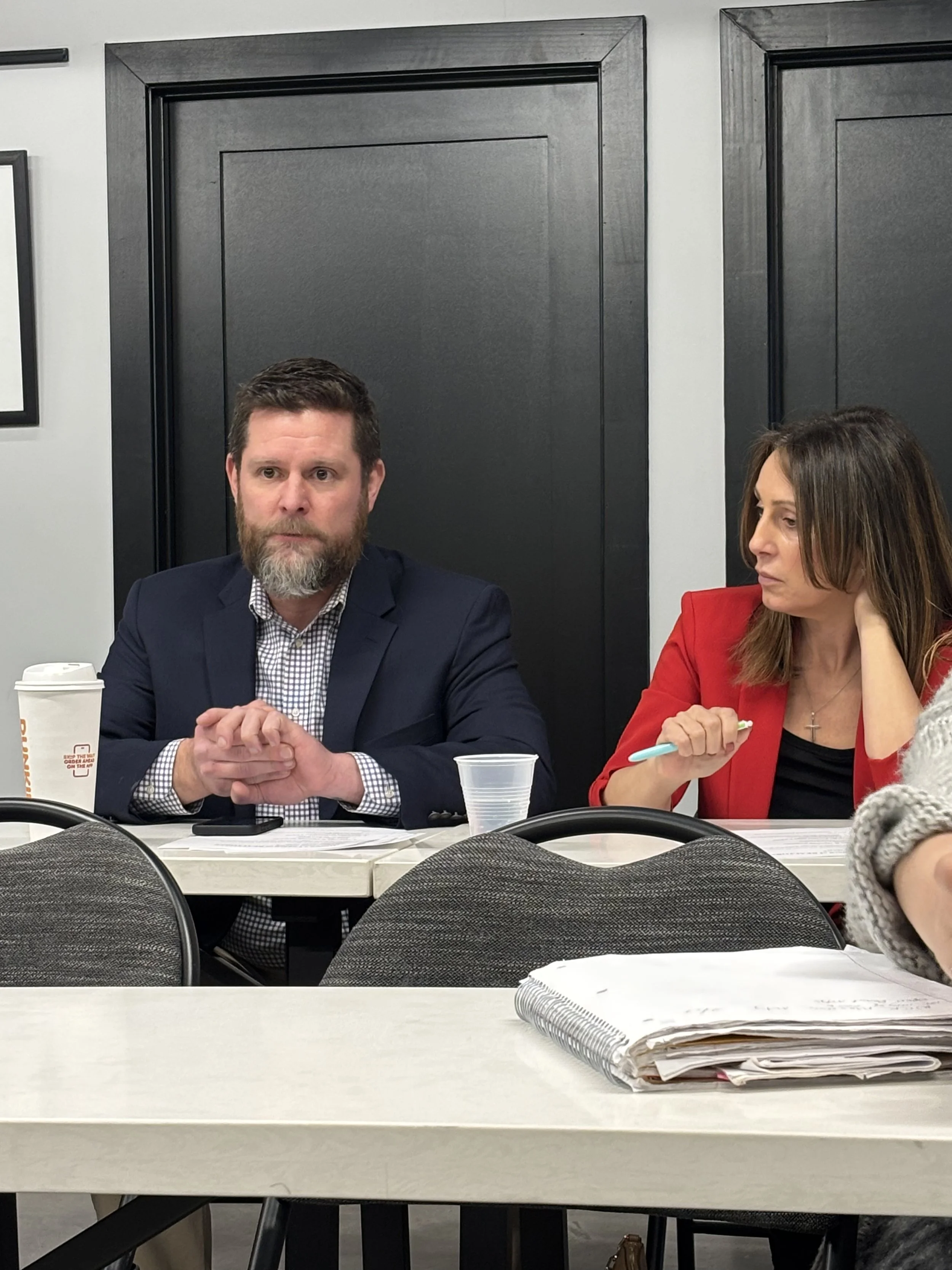Founders Stephen Barry and Jennifer Costner out at a real estate industry event