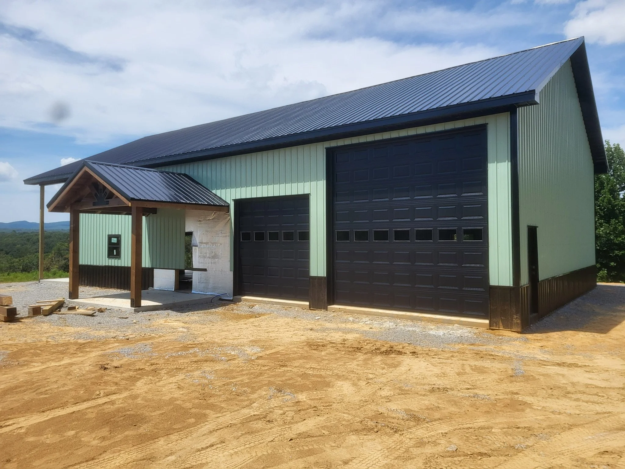 Doors in this build are a CHI model 2251 (Color Black) with 1 row of glass
