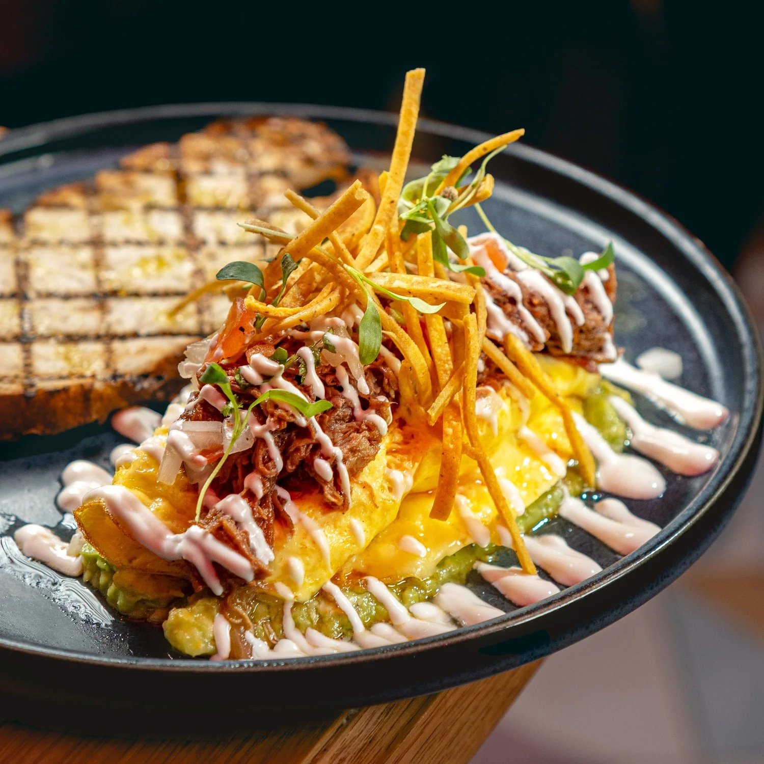 Barbacoa omelette