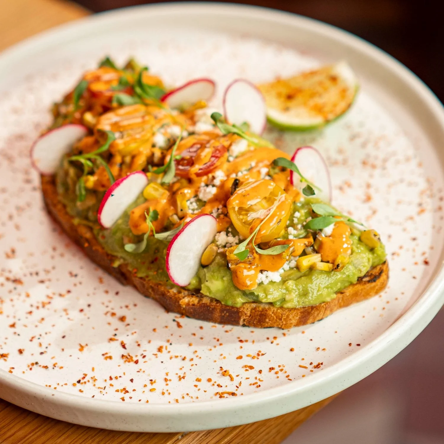 Truffled avocado toast