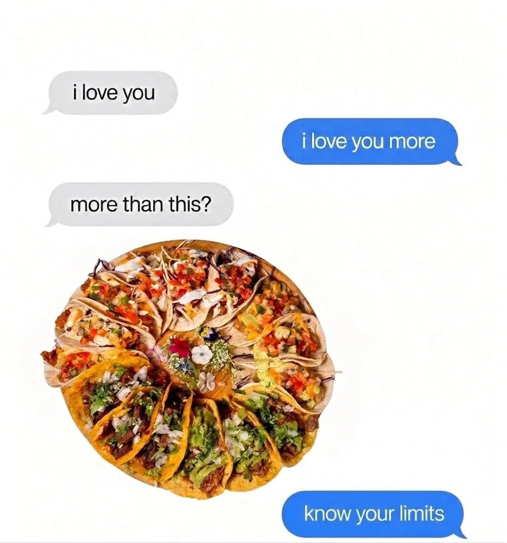 We just here; gearing up for National Taco Day on Oct 6 🌮 😉 
.
.
#tacoTuesday #mexicanEats #njfoodie #funnyMeme