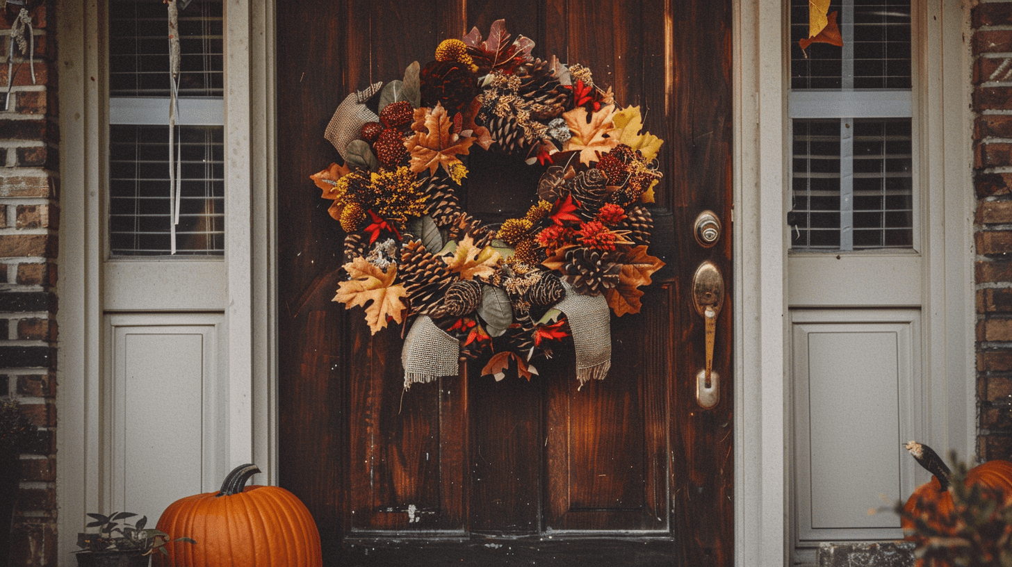Thrifted Autumn Wreaths: Budget-Friendly Fall Decor