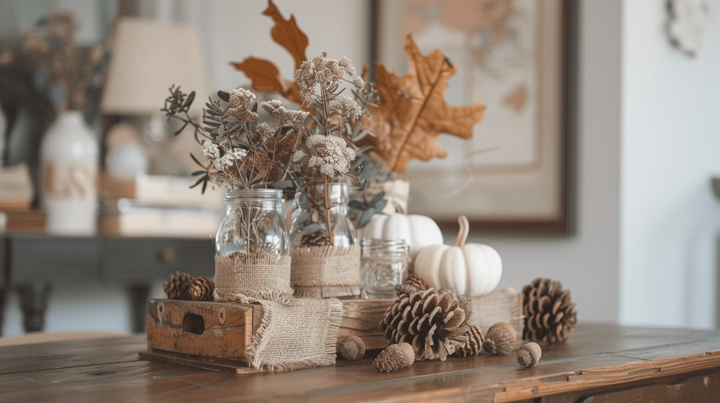 Thrifted Fall Centerpieces: Stunning DIY Ideas