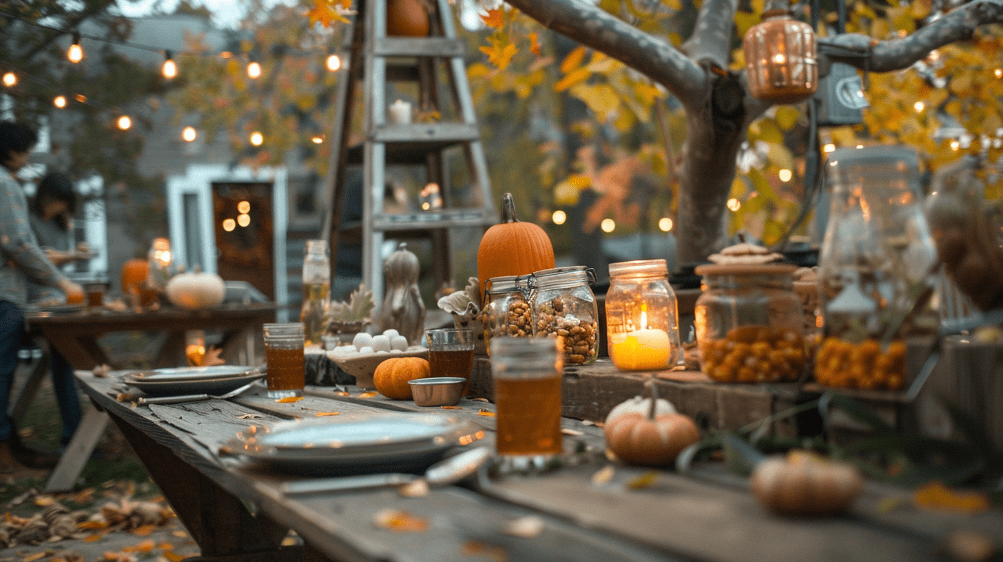 Thrift Store Harvest Party Decor: Fun on a Budget