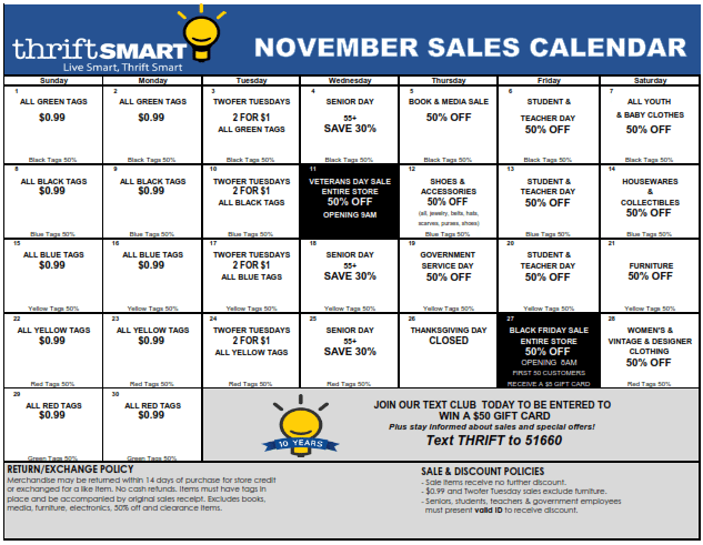 November News &amp; Calendar 2015