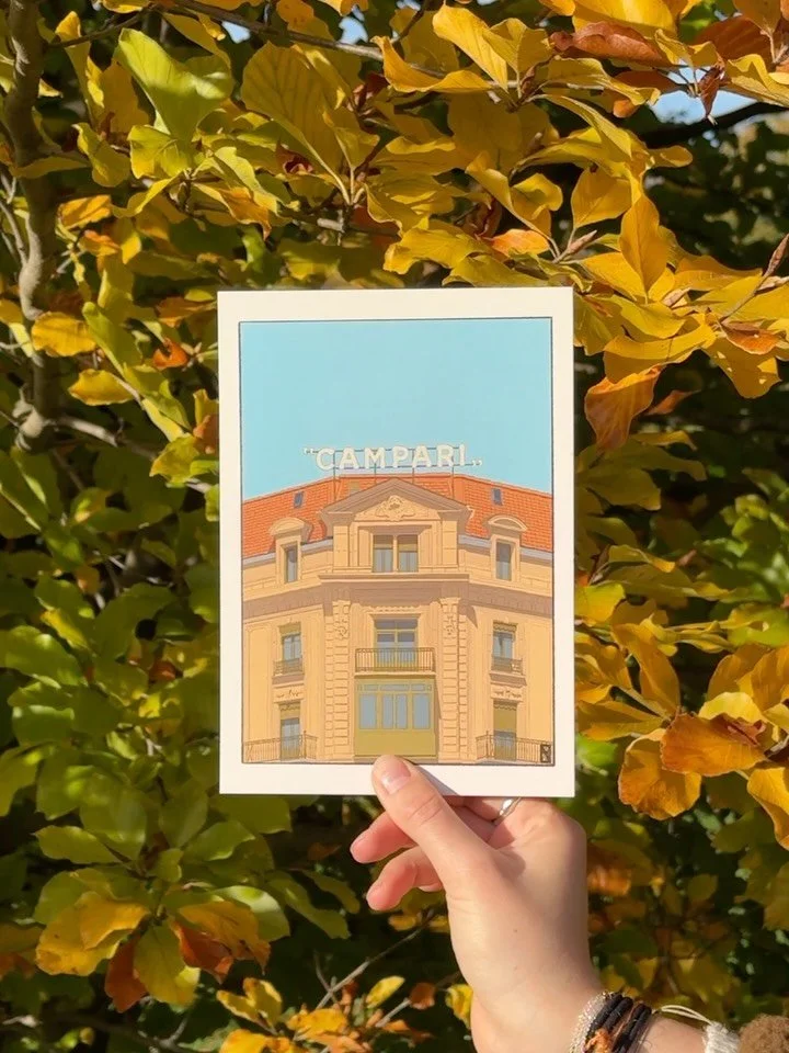 DAY AND NIGHT ✨☀️

Certains reconna&icirc;tront l&rsquo;enseigne Campari qui se trouvait sur la place Bel-Air, d&rsquo;autres pas, et c&rsquo;est pas grave. 🤓

Dans tous les cas, mon affiche recto-verso est dispo sur mon site ✨