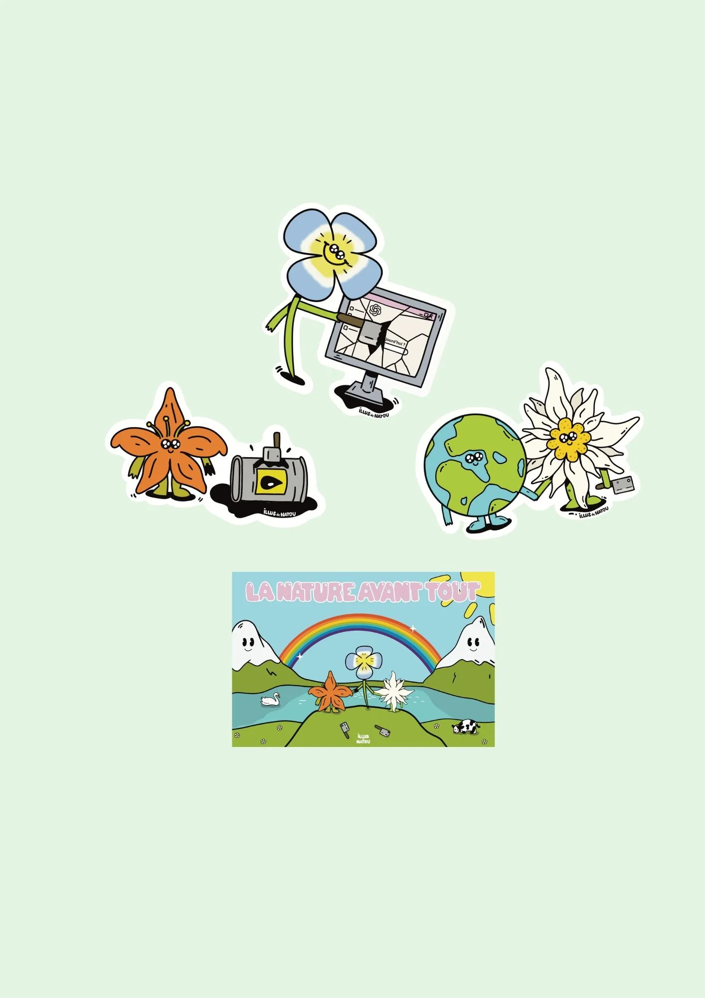 Stickers qui sauve la nature !