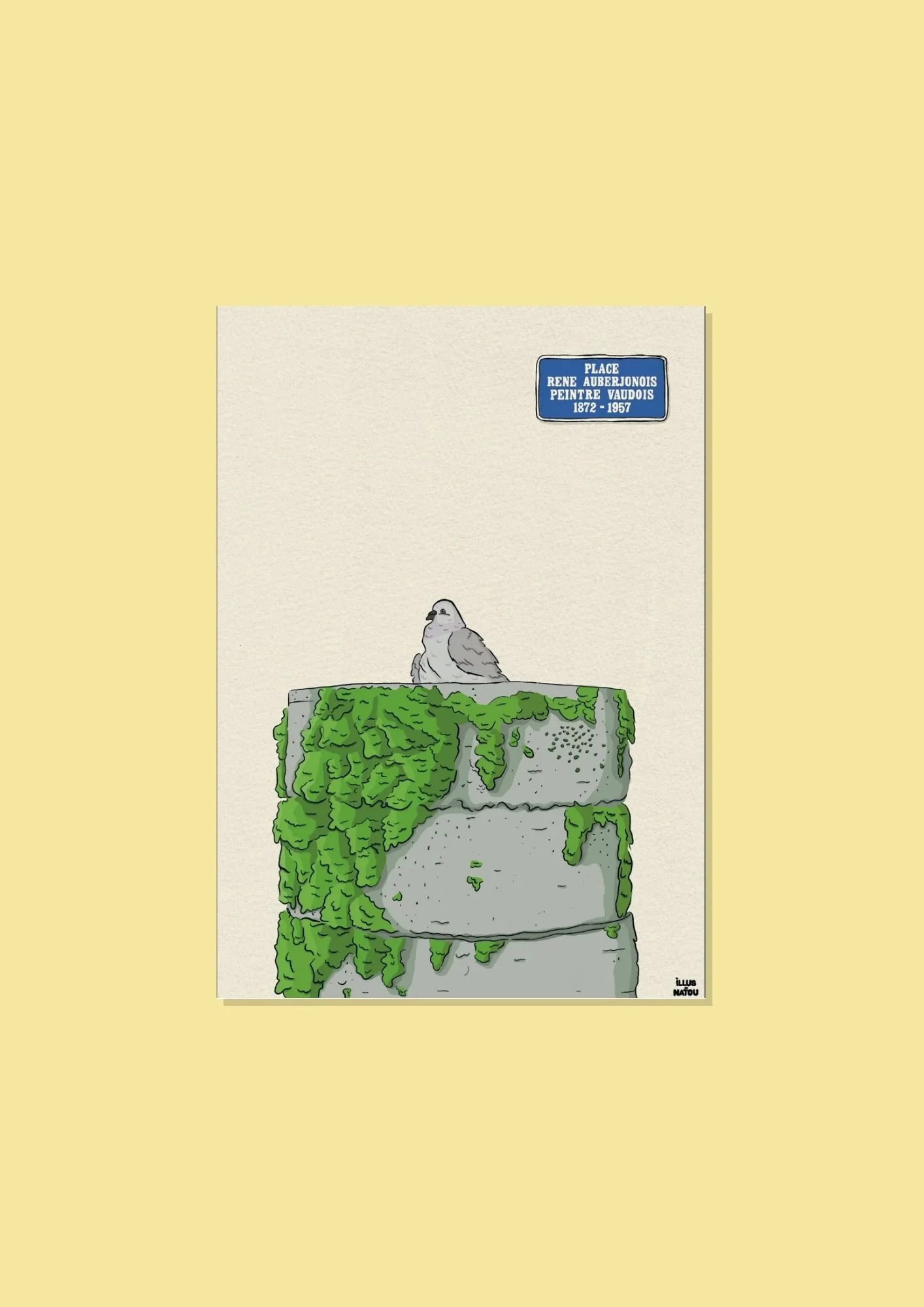 Le Pigeon de la Riponne - A5