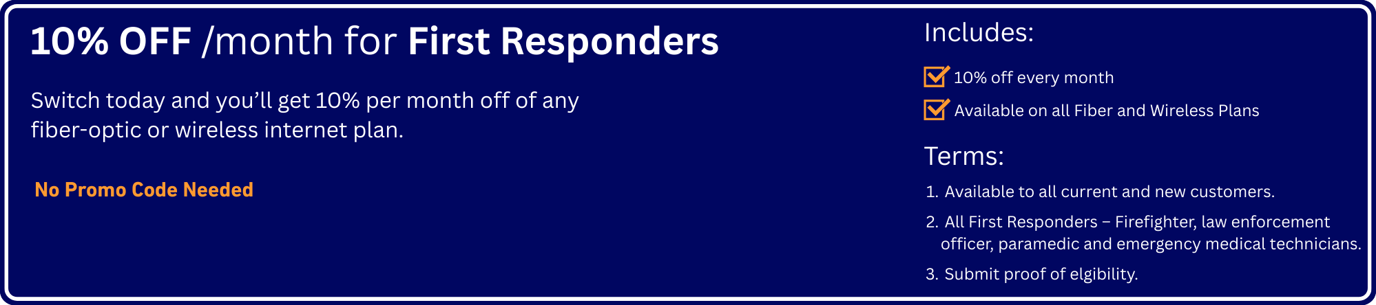Silo Communications First Responder Discount Fiber Internet Northern Illinois