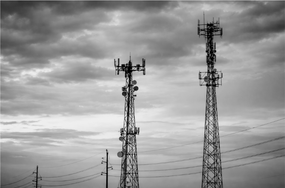 Wireless internet tower providing service to rural Northern Illinois