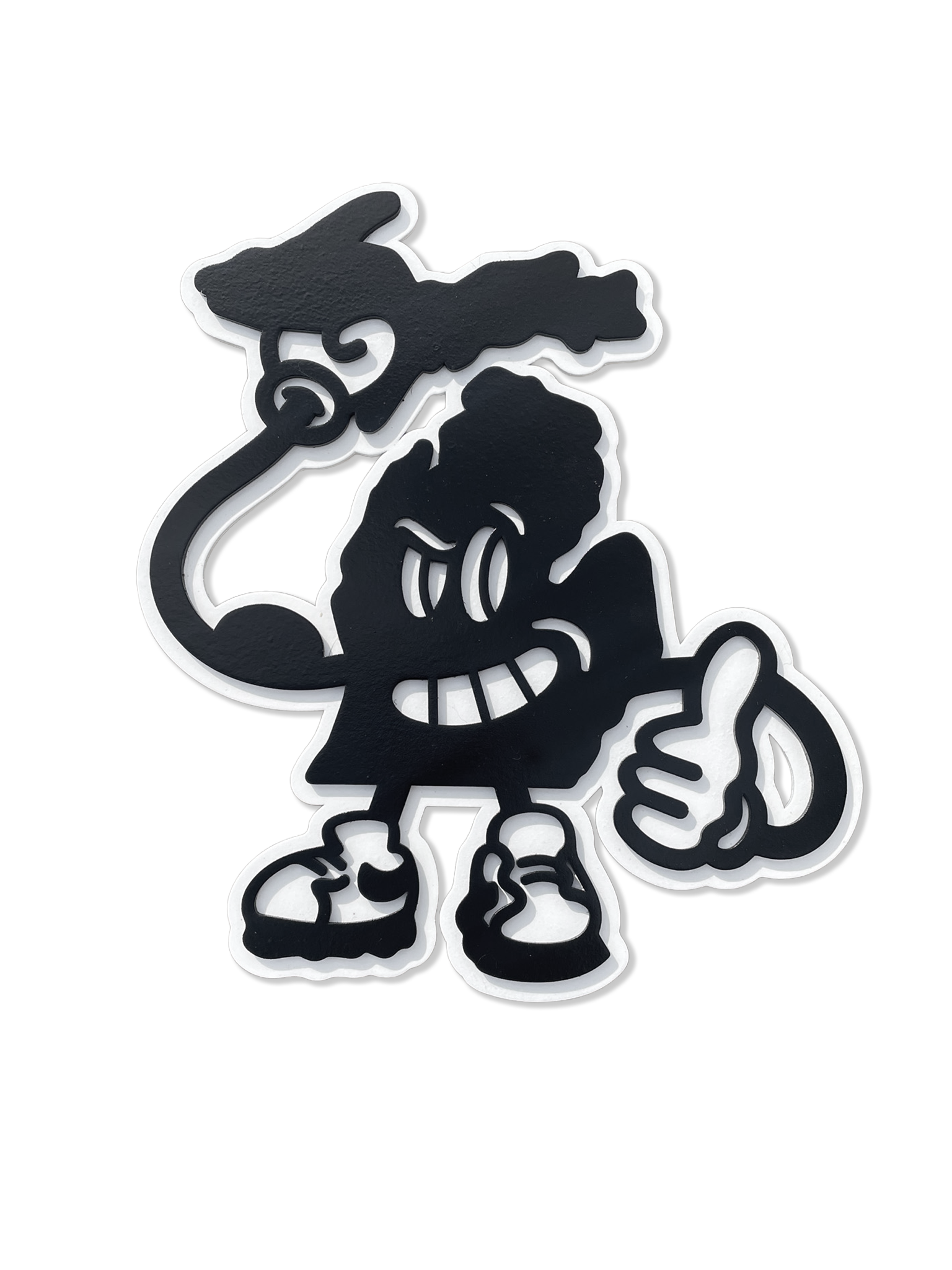 Mighty Mitt – Woodcut