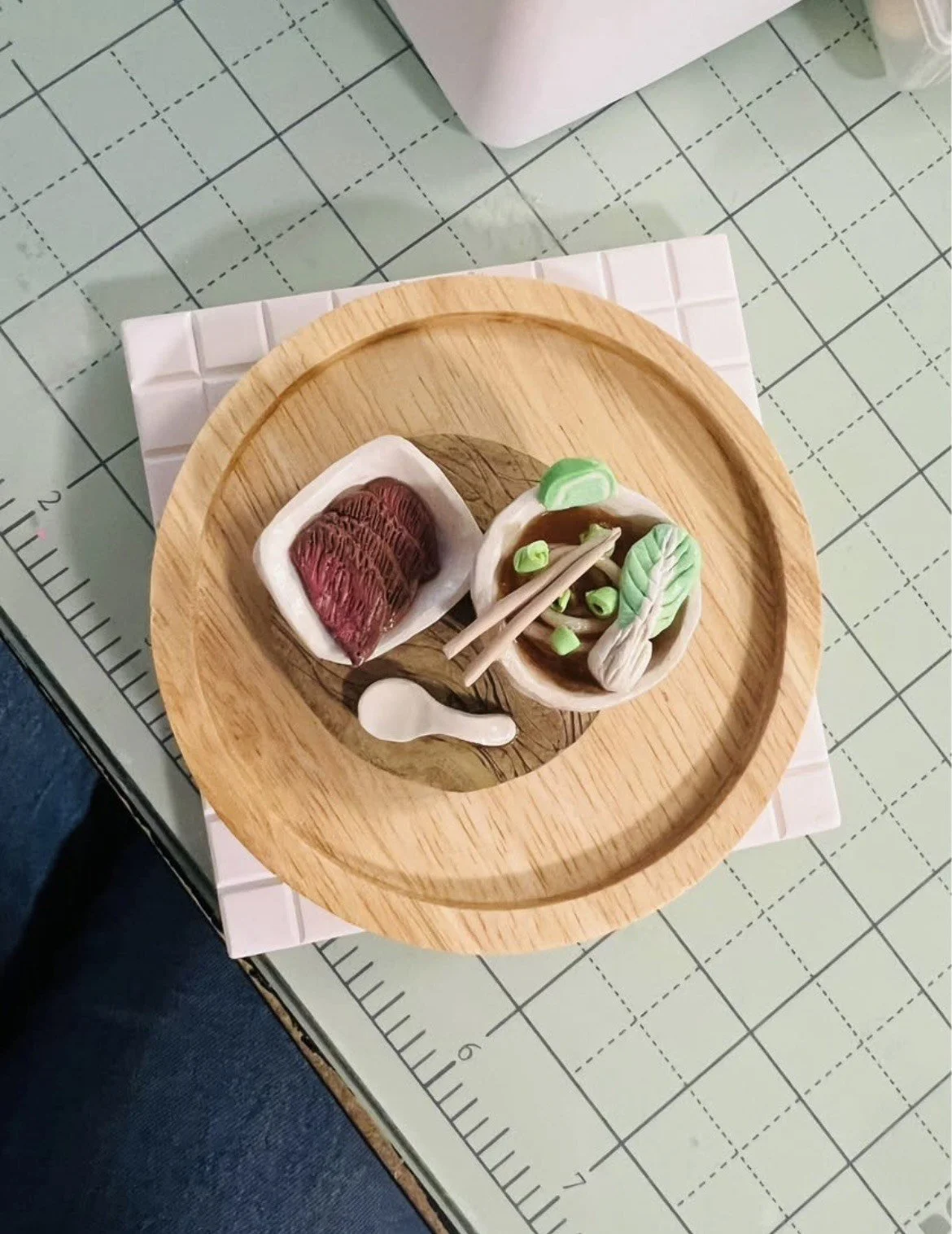 Mini Beef Ramen Fridge Magnet