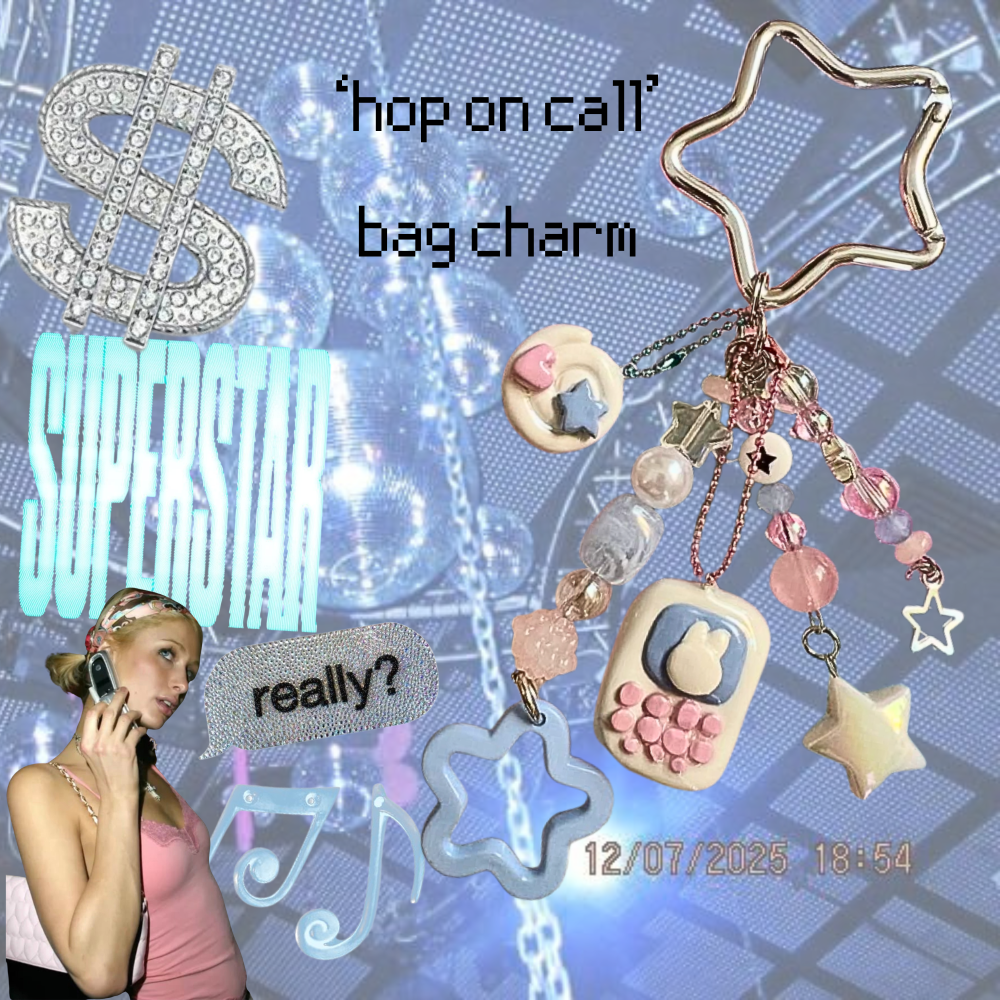 Hop on Call Bag Charm